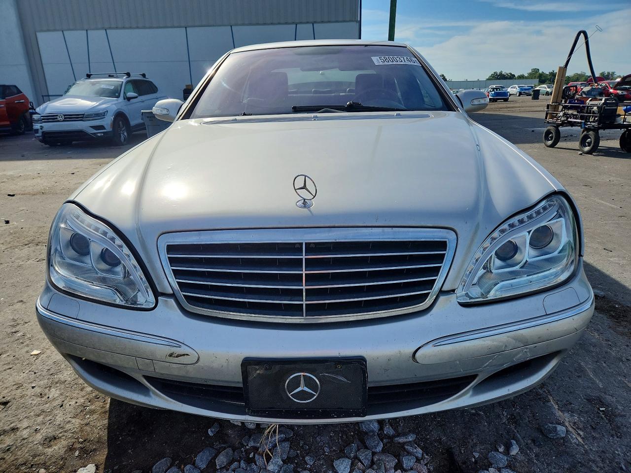 2004 Mercedes-benz S 430 Серебряный vin: WDBNG70J24A387880
