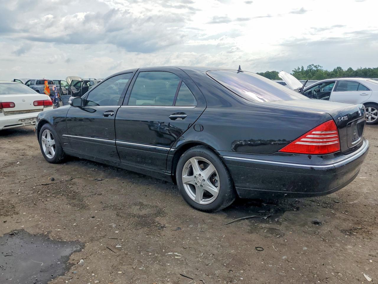 2004 Mercedes-benz S 430 Black vin: WDBNG70J24A397812