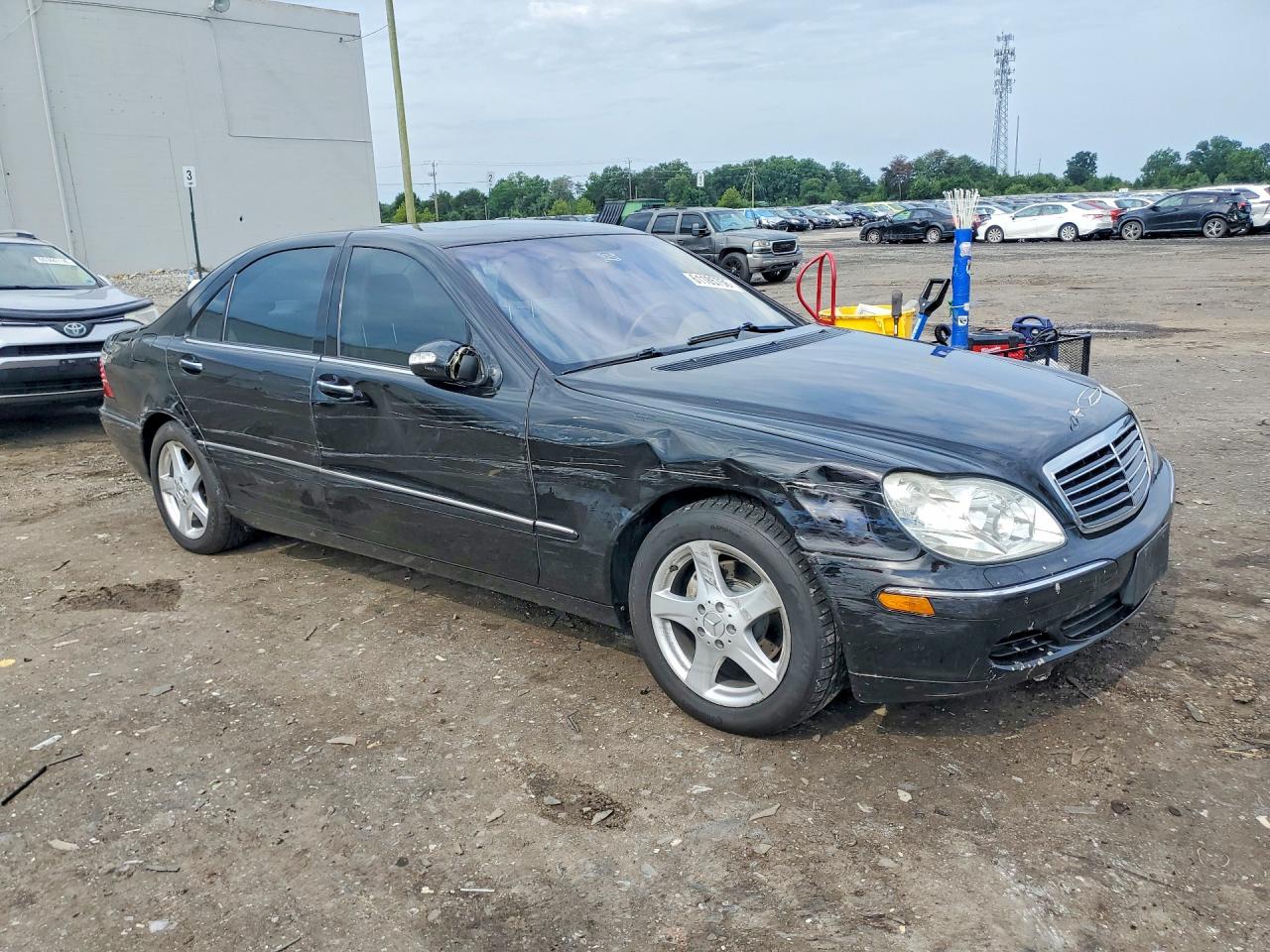2004 Mercedes-benz S 430 Black vin: WDBNG70J24A397812