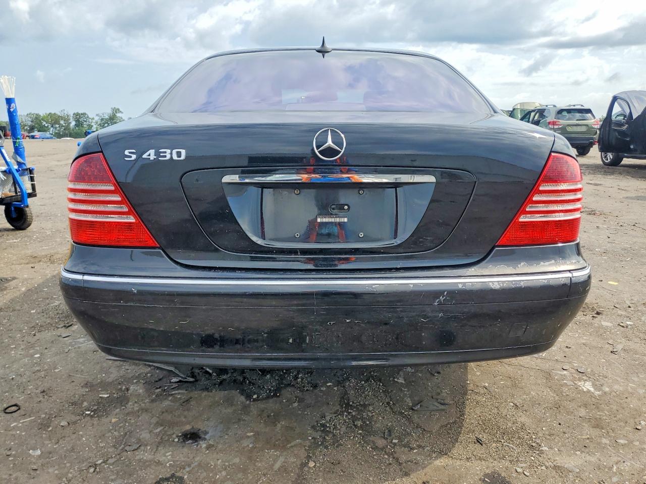 2004 Mercedes-benz S 430 Black vin: WDBNG70J24A397812