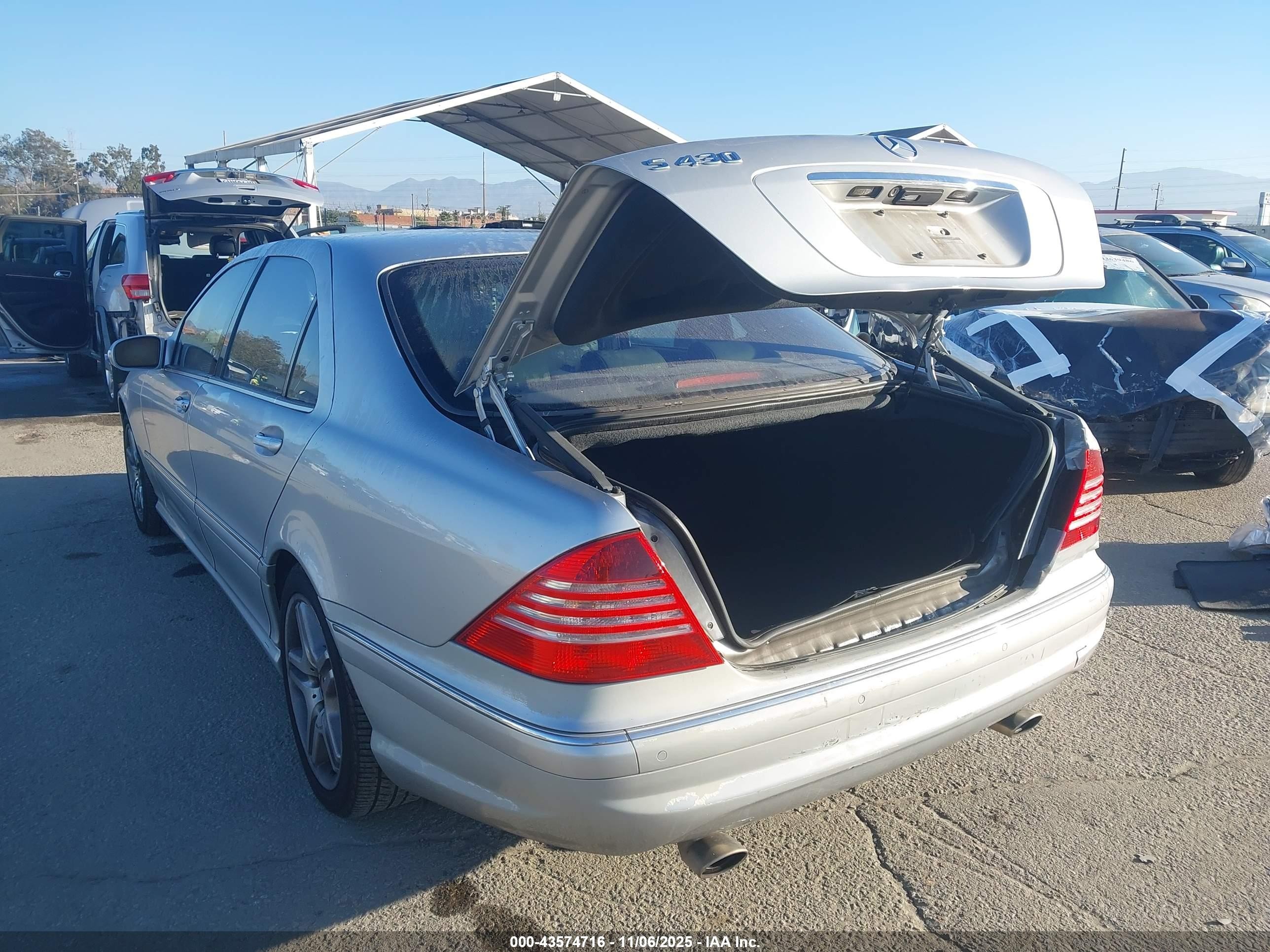 2006 Mercedes-benz S 430   Silver vin: WDBNG70J26A478120