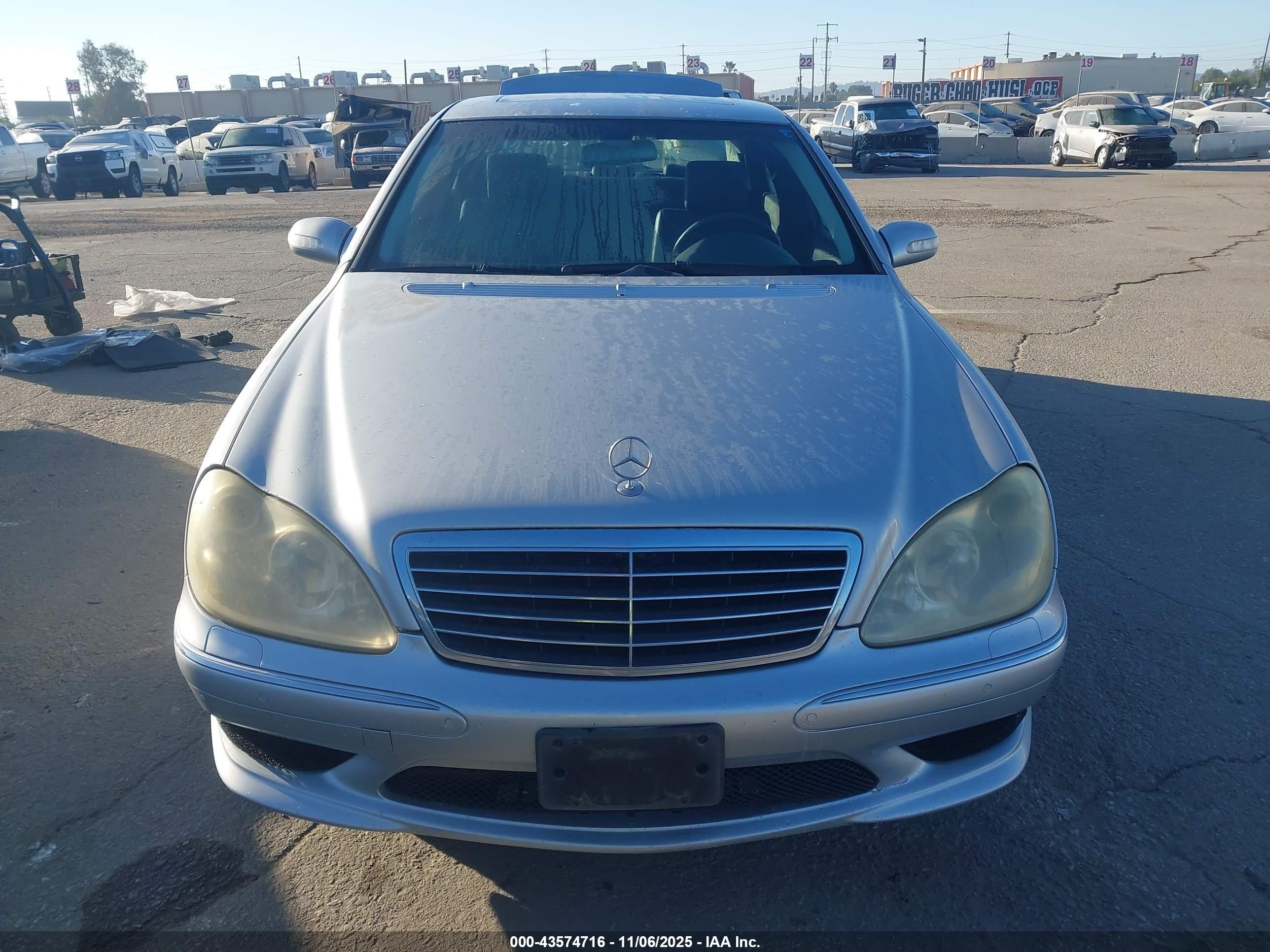 2006 Mercedes-benz S 430   Silver vin: WDBNG70J26A478120