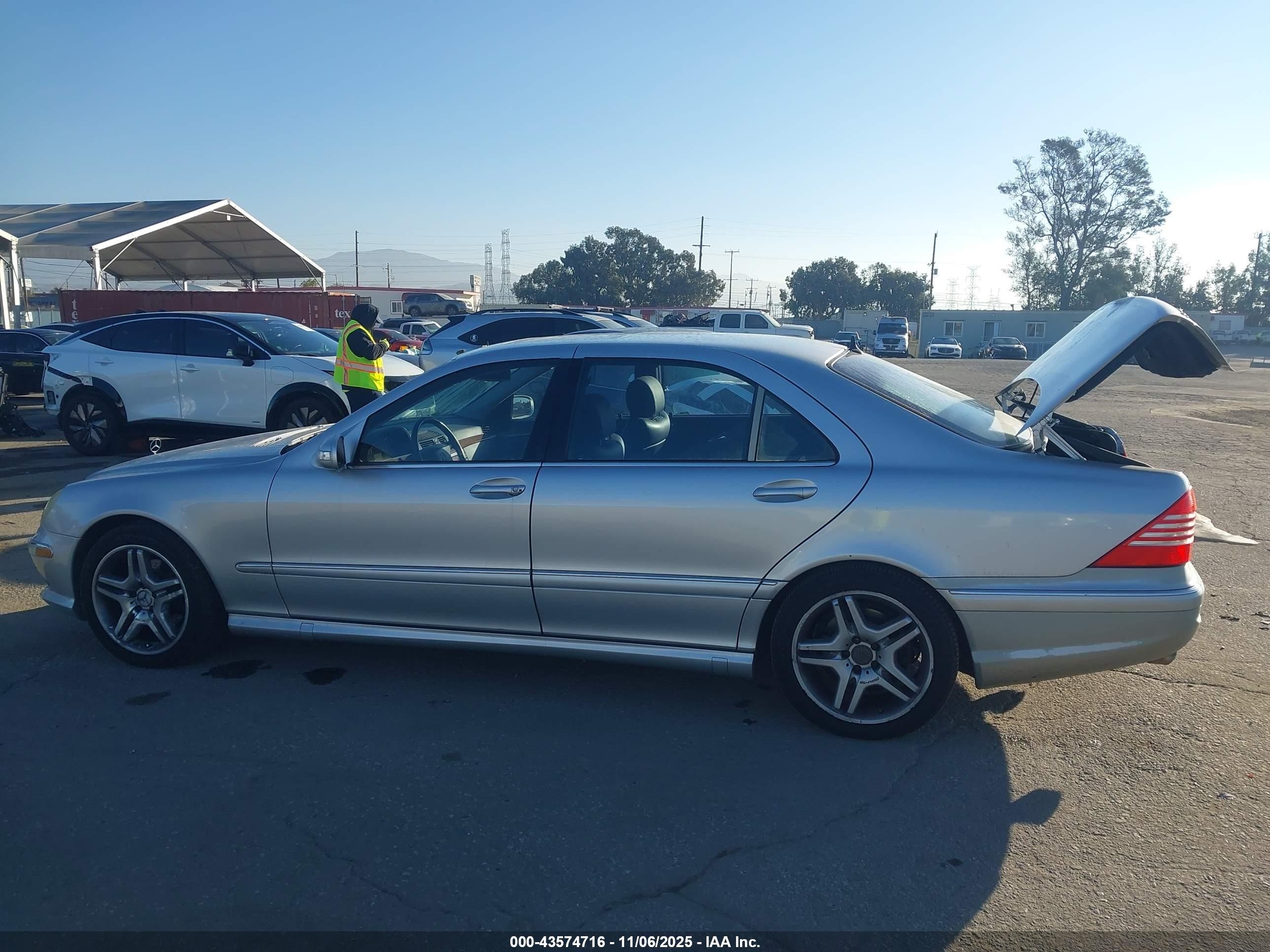 2006 Mercedes-benz S 430   Silver vin: WDBNG70J26A478120