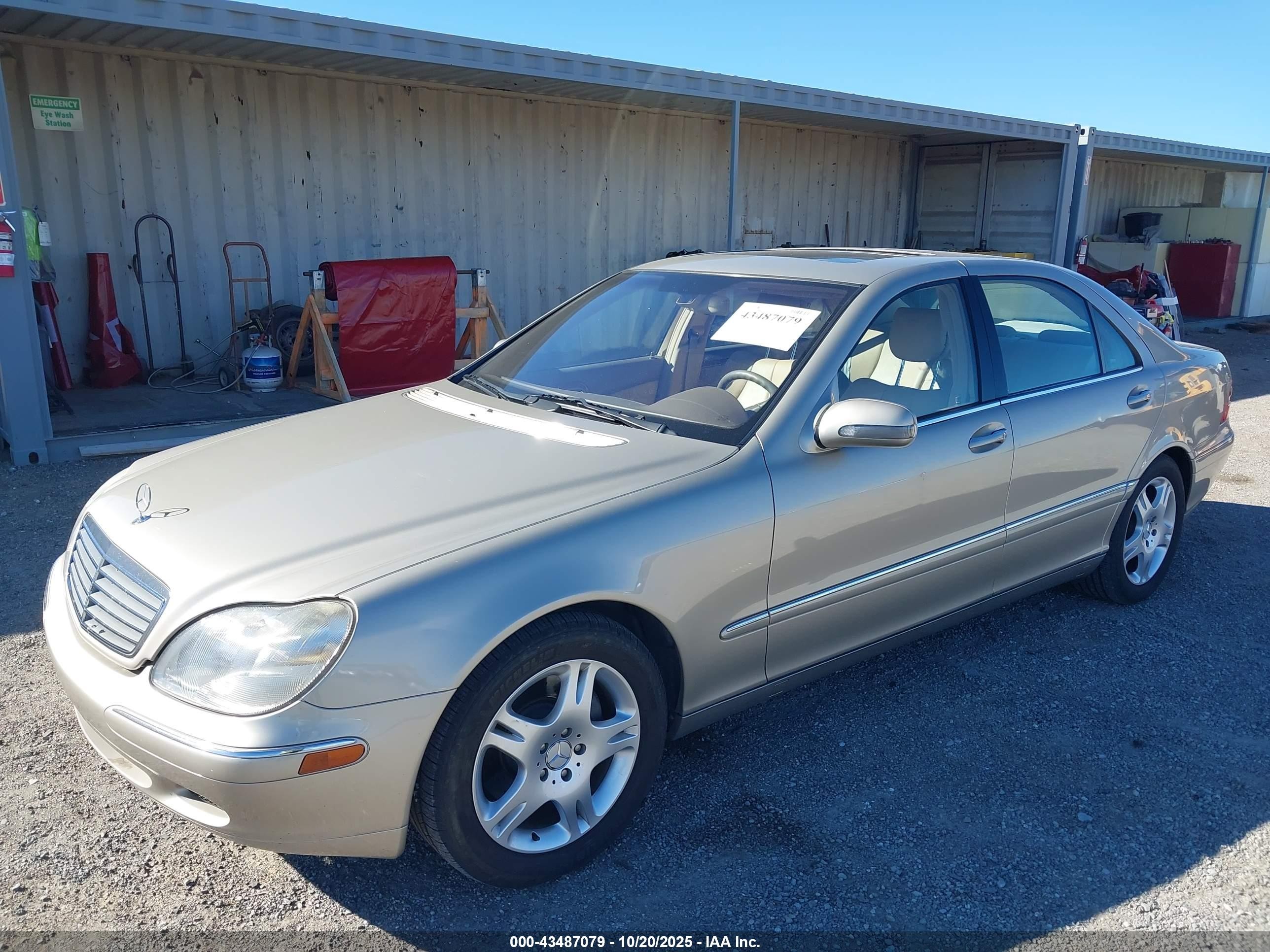 2000 Mercedes-benz S 430   Gold vin: WDBNG70J2YA012450