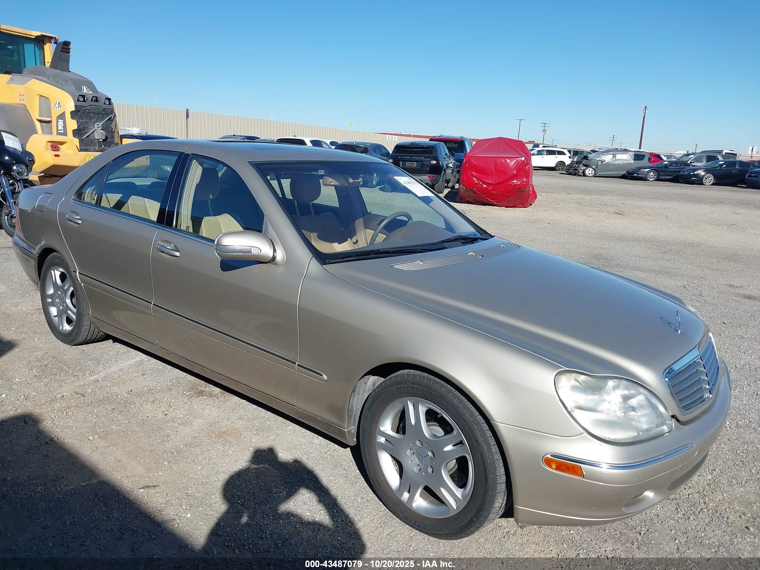 2000 Mercedes-benz S 430   Золотой vin: WDBNG70J2YA012450