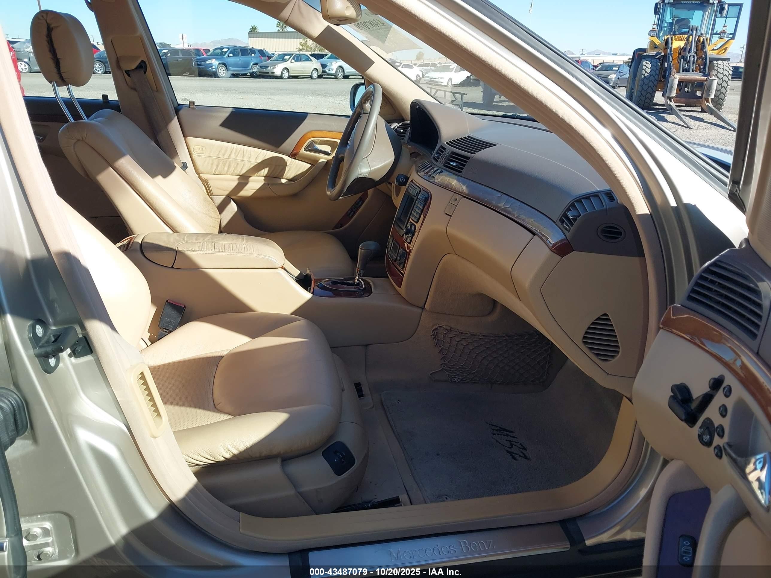 2000 Mercedes-benz S 430   Gold vin: WDBNG70J2YA012450