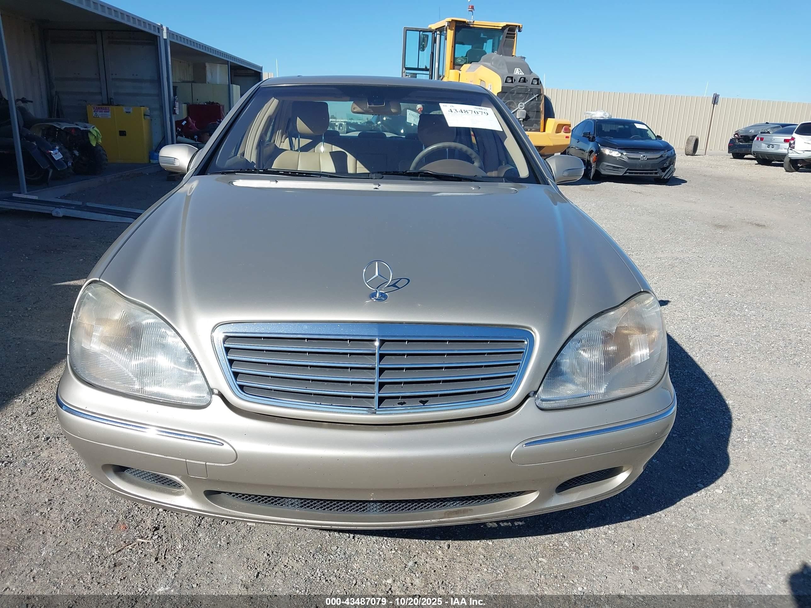 2000 Mercedes-benz S 430   Gold vin: WDBNG70J2YA012450