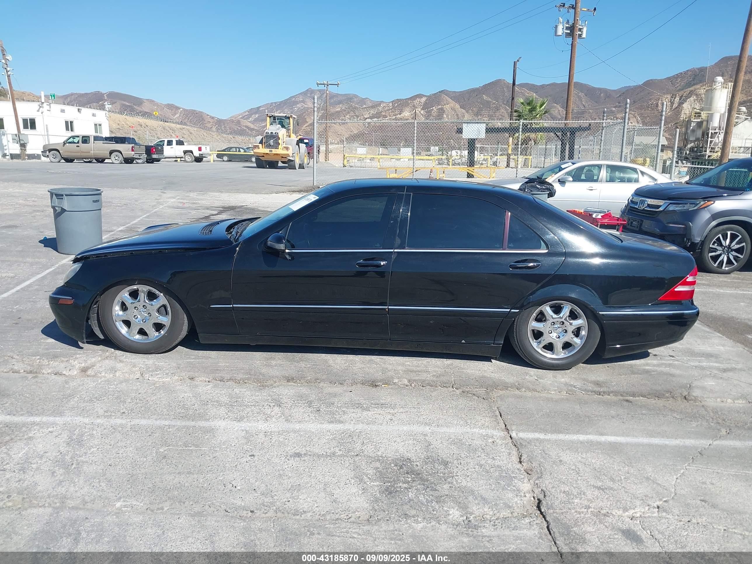 2000 Mercedes-benz S 430   Black vin: WDBNG70J2YA089576