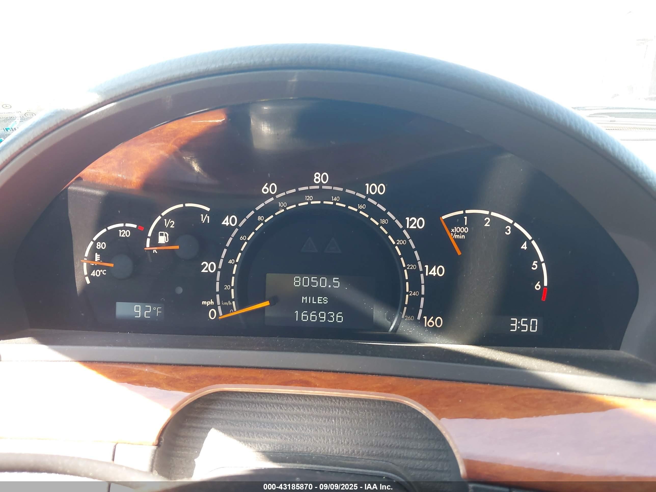 2000 Mercedes-benz S 430   Black vin: WDBNG70J2YA089576