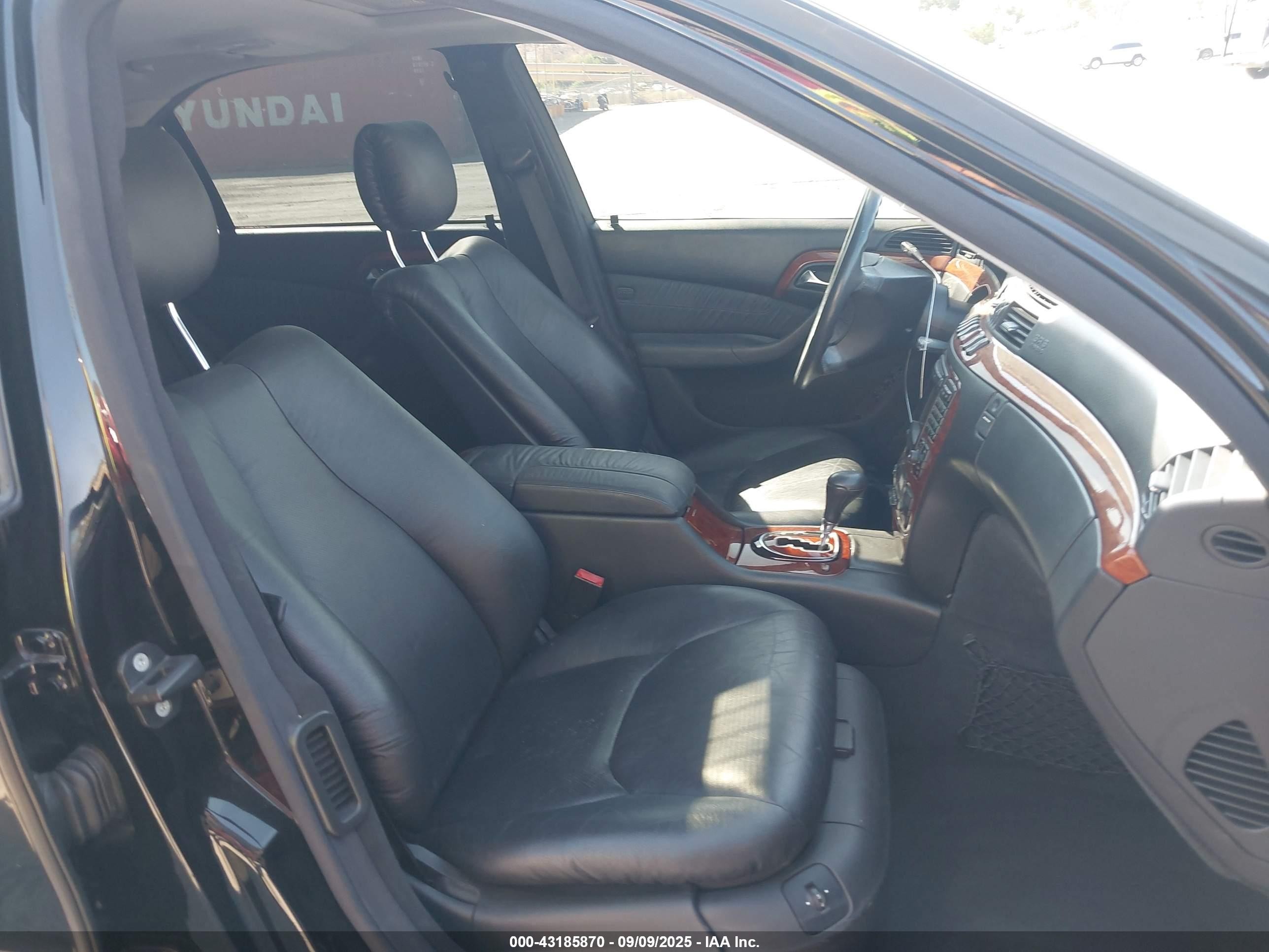 2000 Mercedes-benz S 430   Black vin: WDBNG70J2YA089576