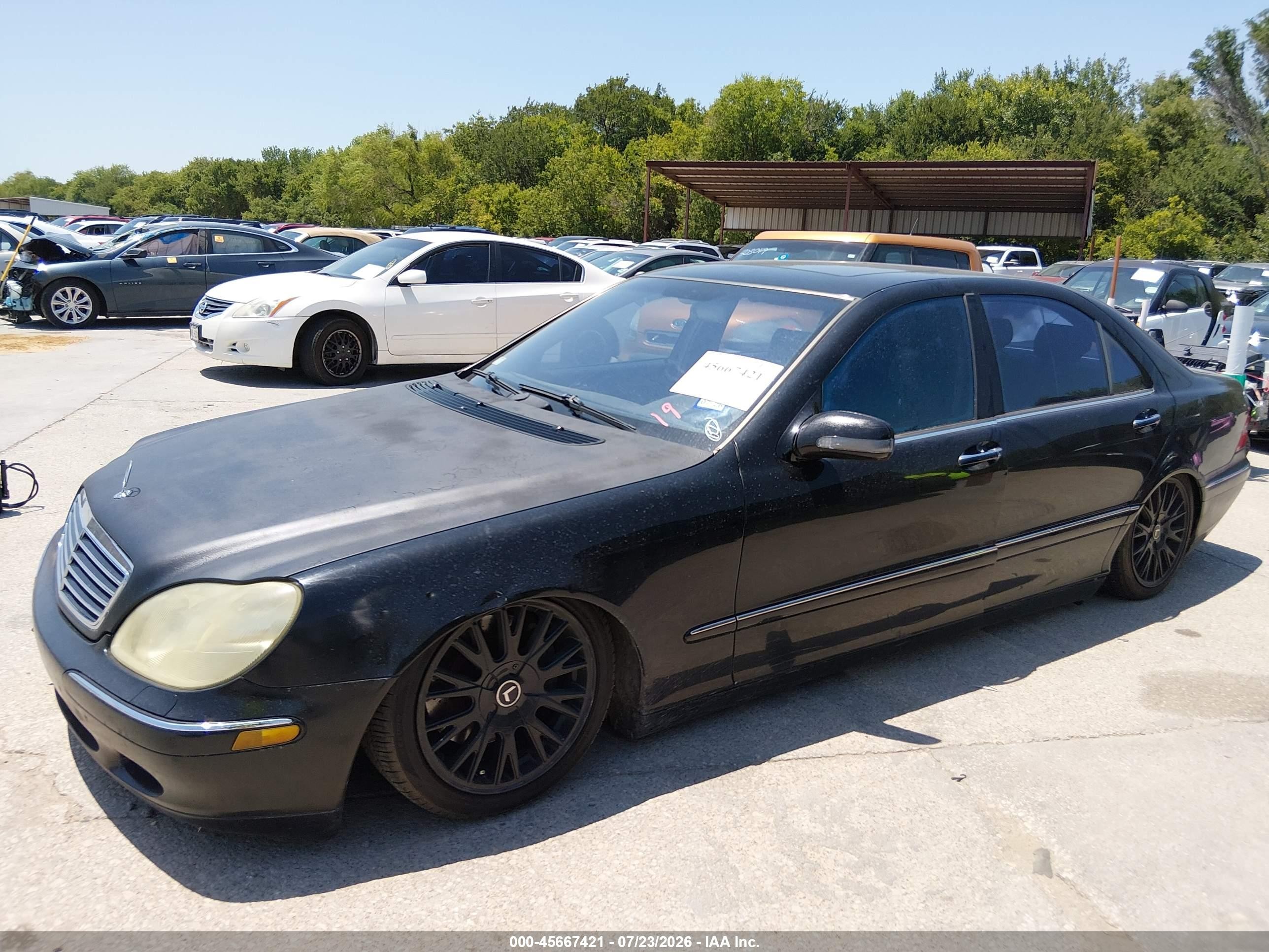 2001 Mercedes-benz S 430   Black vin: WDBNG70J31A155168