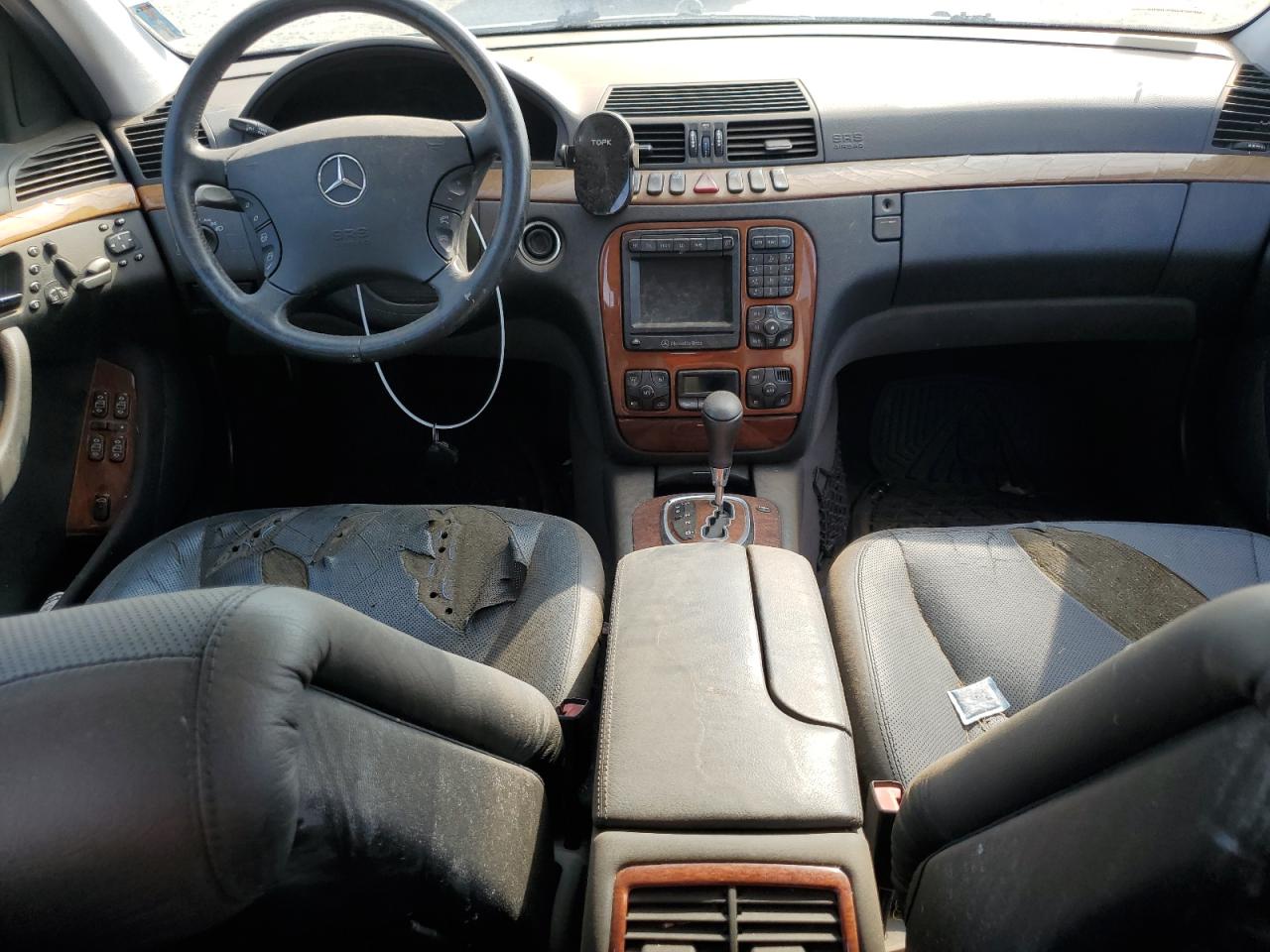 2001 Mercedes-benz S 430 Черный vin: WDBNG70J31A173301