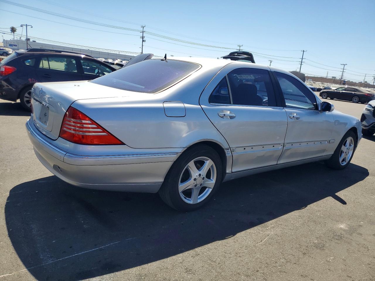 2004 Mercedes-benz S 430 Silver vin: WDBNG70J34A409871