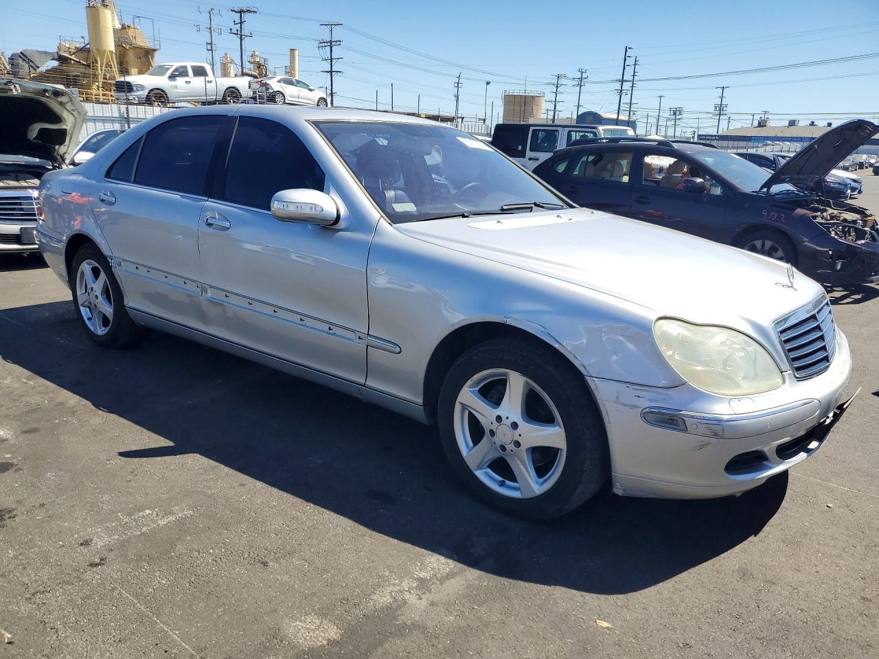 2004 Mercedes-benz S 430 Silver vin: WDBNG70J34A409871
