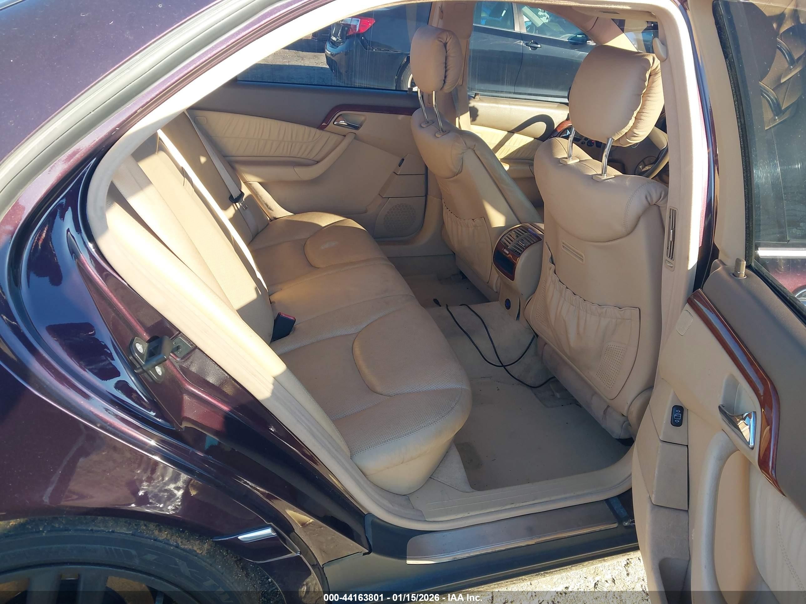 2000 Mercedes-benz S 430   Purple vin: WDBNG70J3YA037518