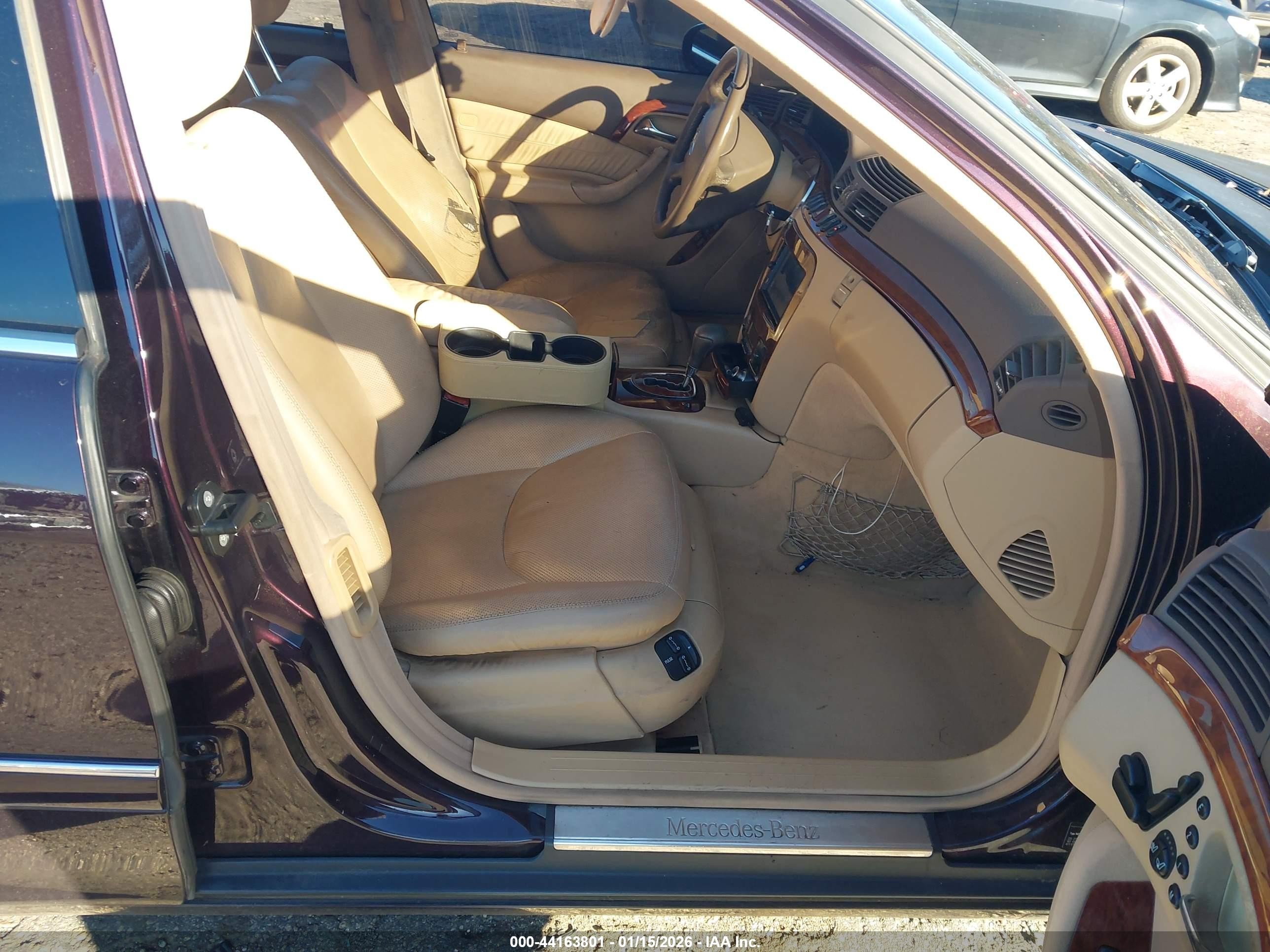 2000 Mercedes-benz S 430   Purple vin: WDBNG70J3YA037518