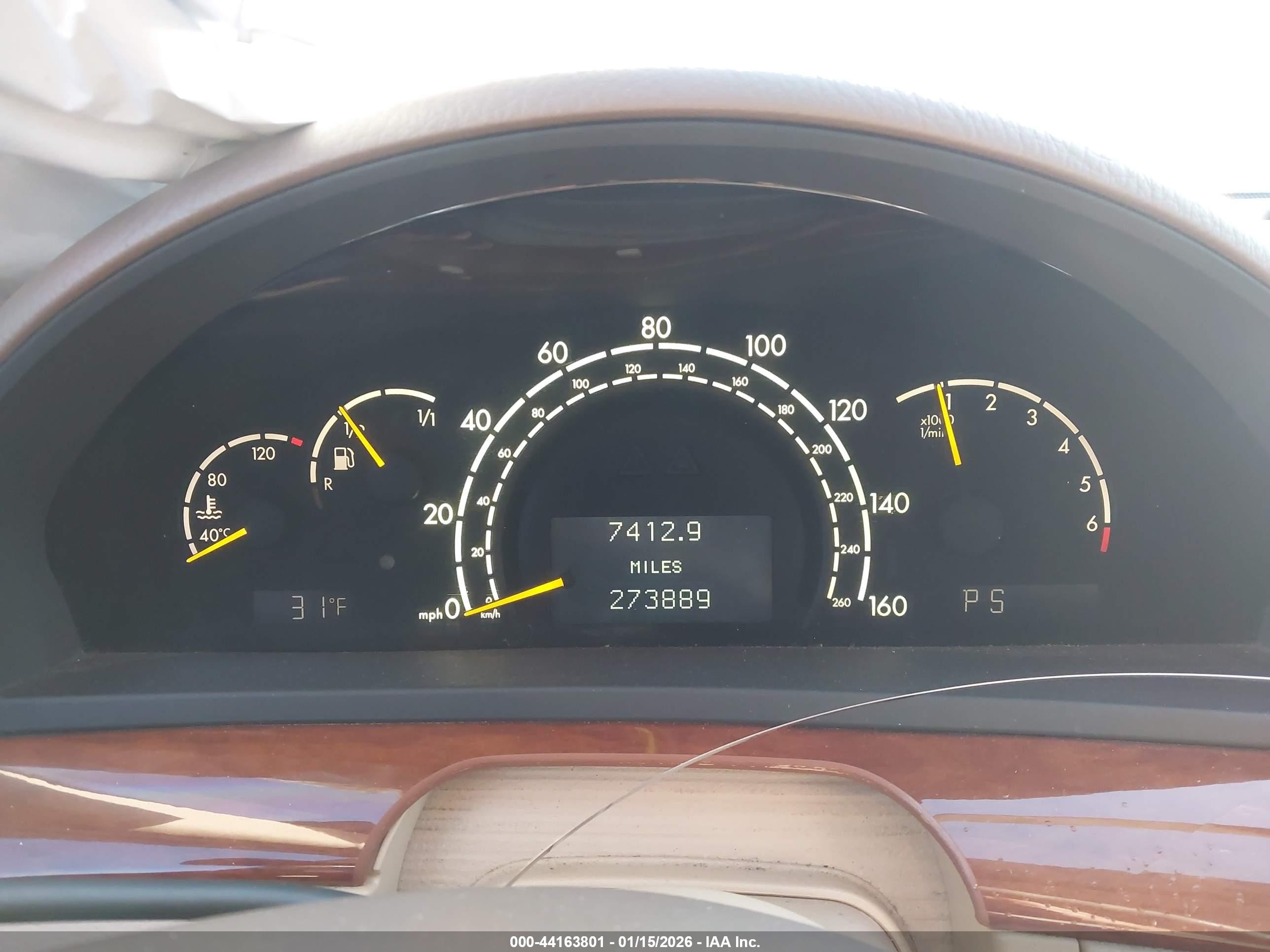 2000 Mercedes-benz S 430   Purple vin: WDBNG70J3YA037518