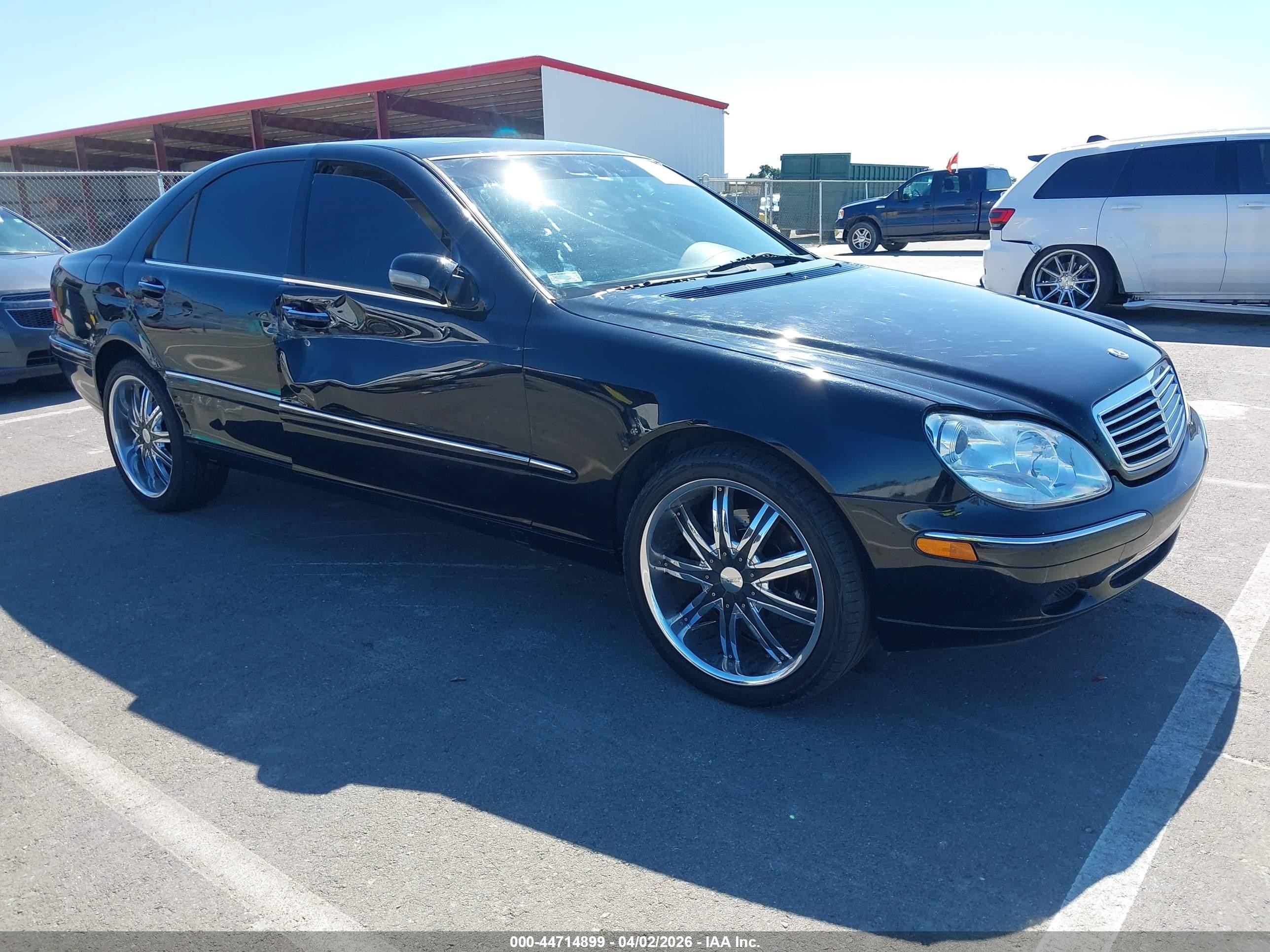 2000 Mercedes-benz S 430   Black vin: WDBNG70J3YA051158