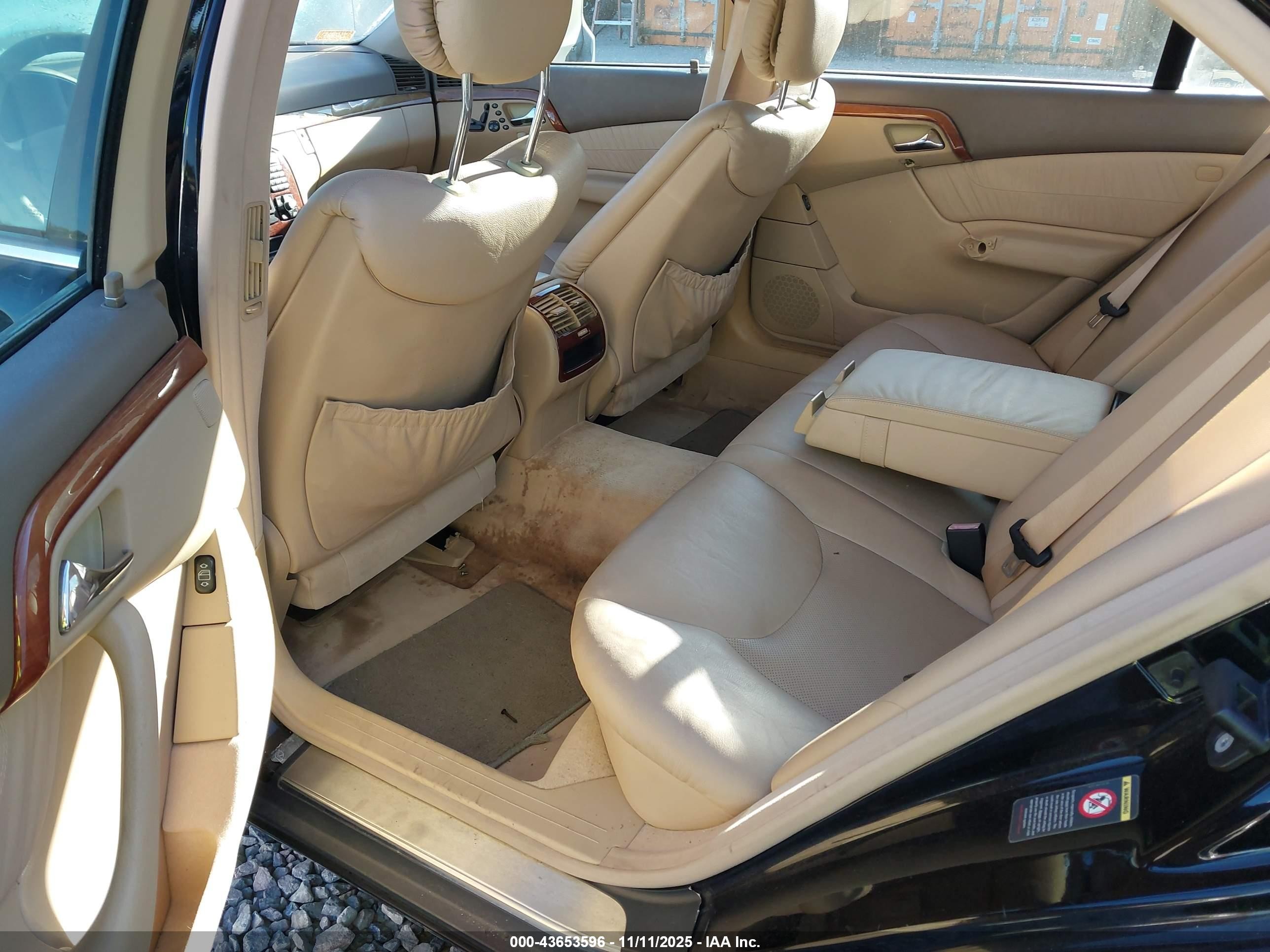2000 Mercedes-benz S 430   Черный vin: WDBNG70J3YA094950