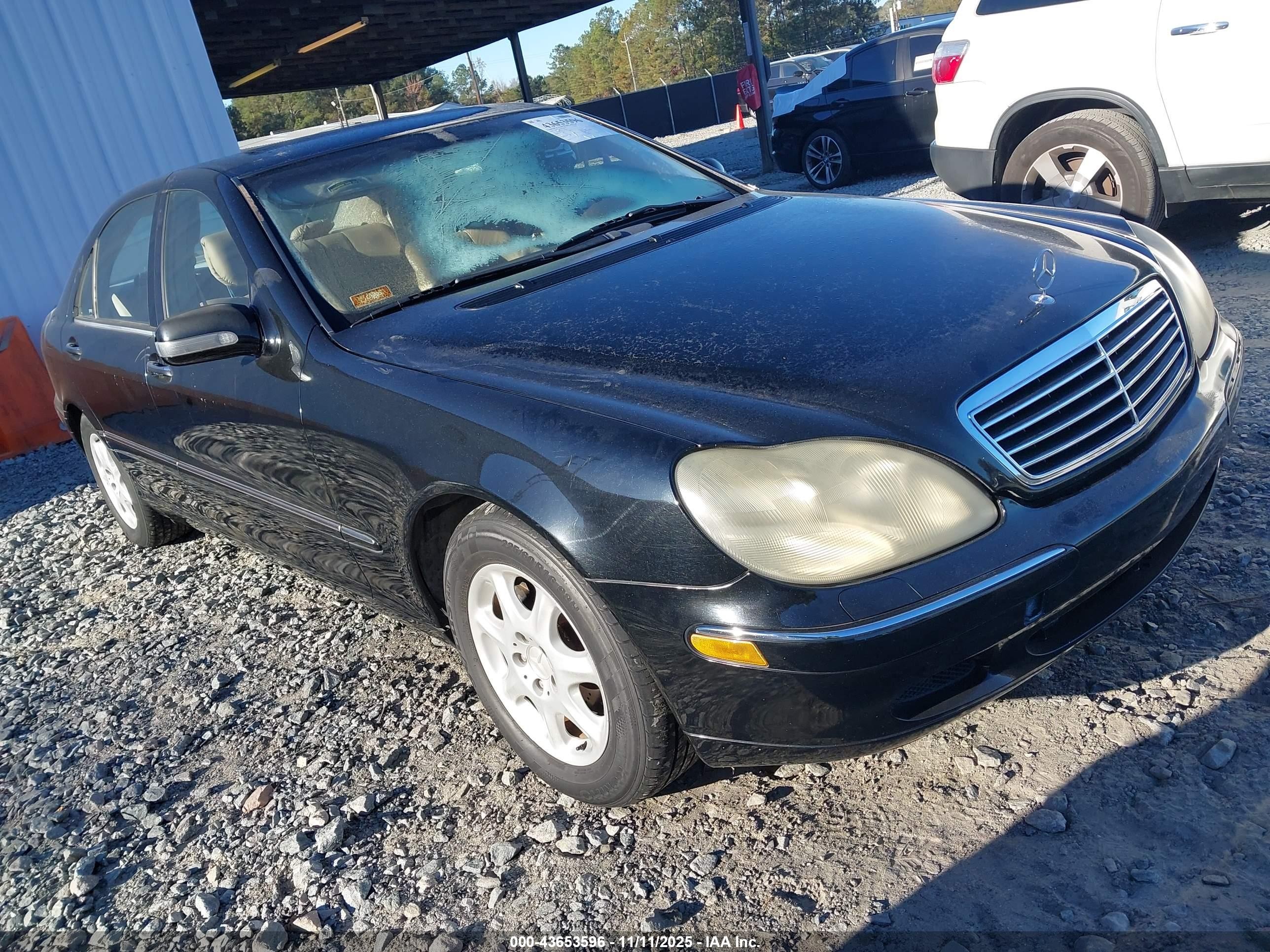 2000 Mercedes-benz S 430   Черный vin: WDBNG70J3YA094950