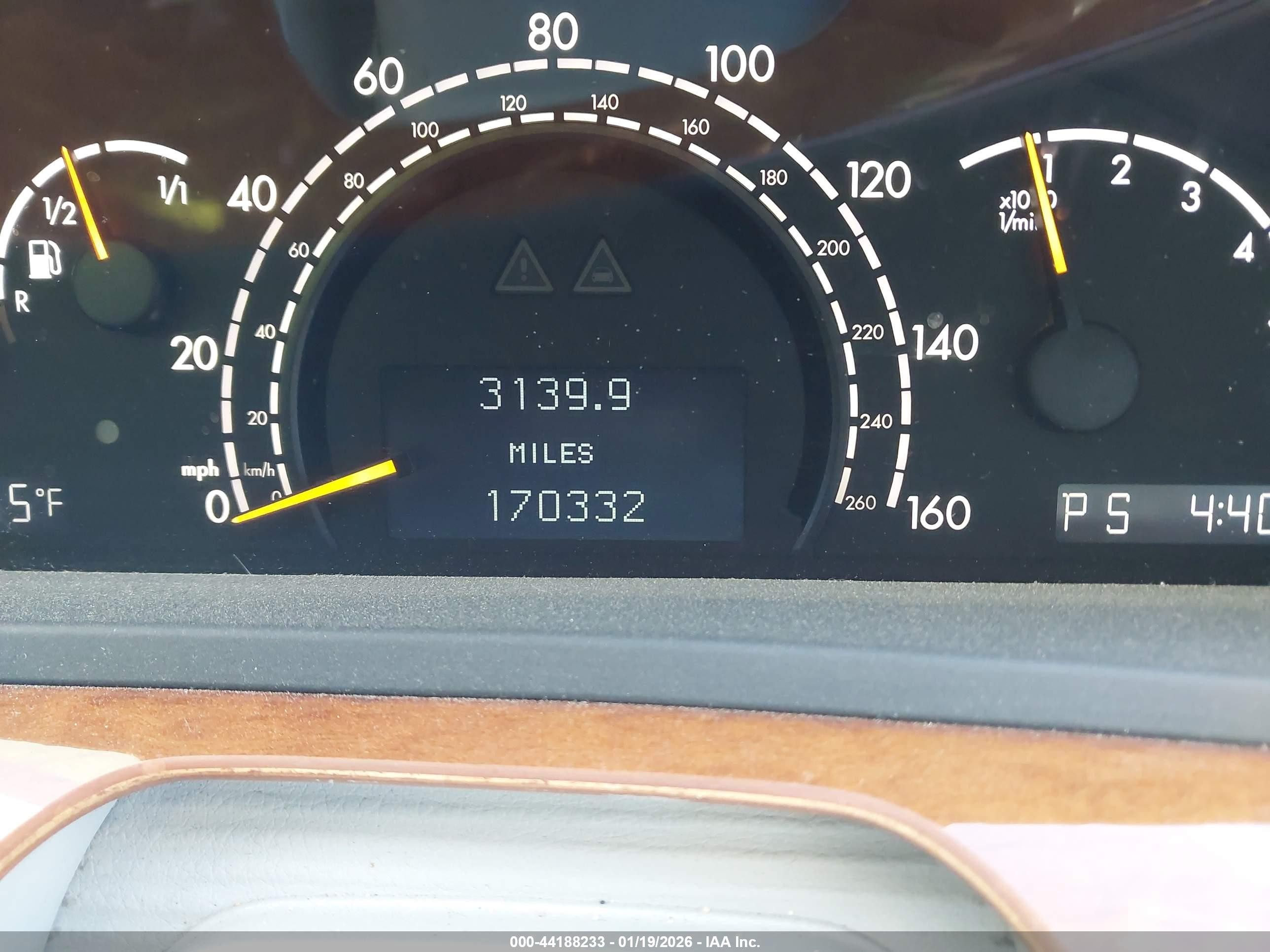 2001 Mercedes-benz S 430   Белый vin: WDBNG70J41A181536