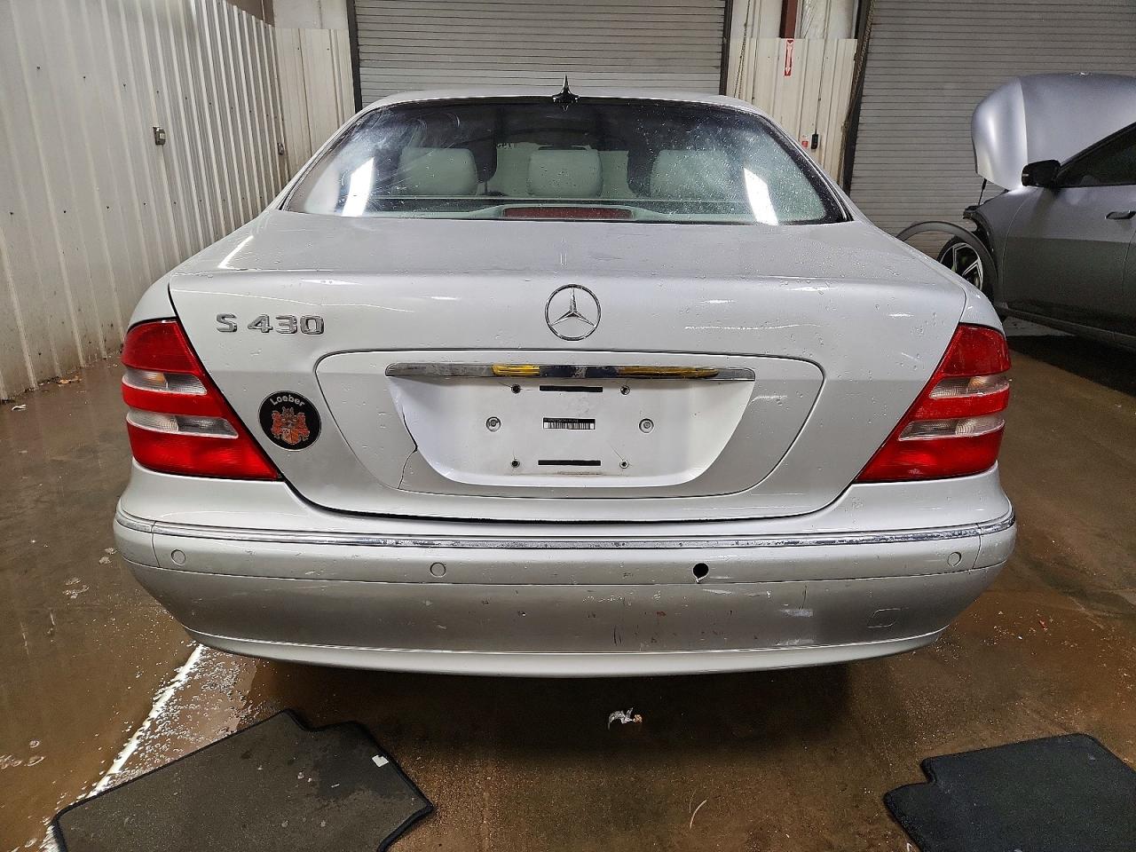 2002 Mercedes-benz S 430 Silver vin: WDBNG70J42A294792