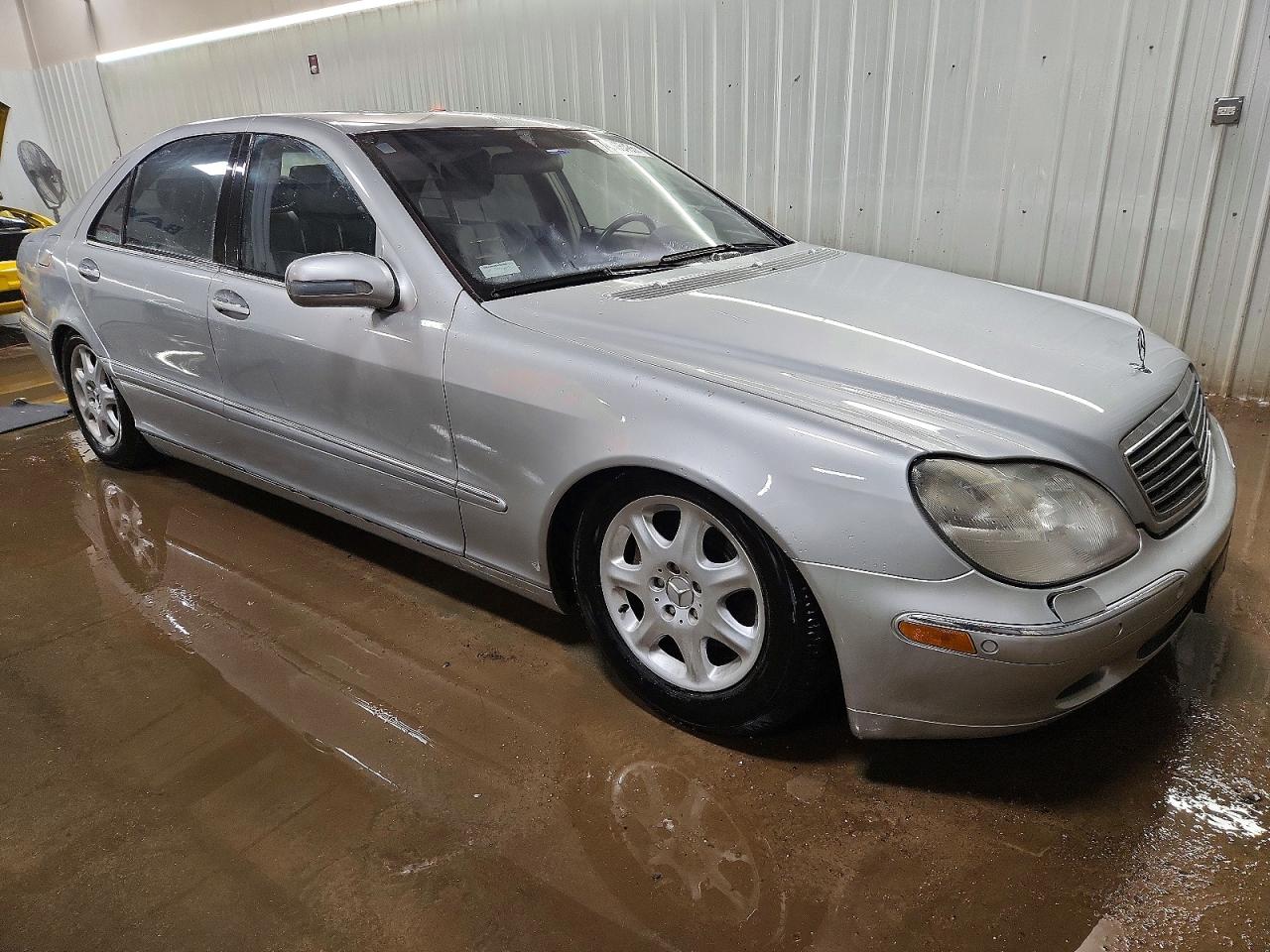 2002 Mercedes-benz S 430 Silver vin: WDBNG70J42A294792