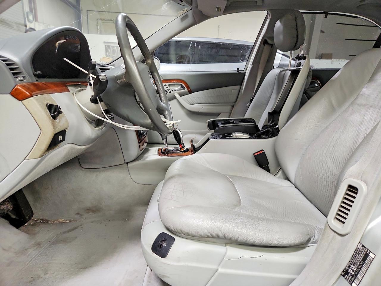 2002 Mercedes-benz S 430 Silver vin: WDBNG70J42A294792