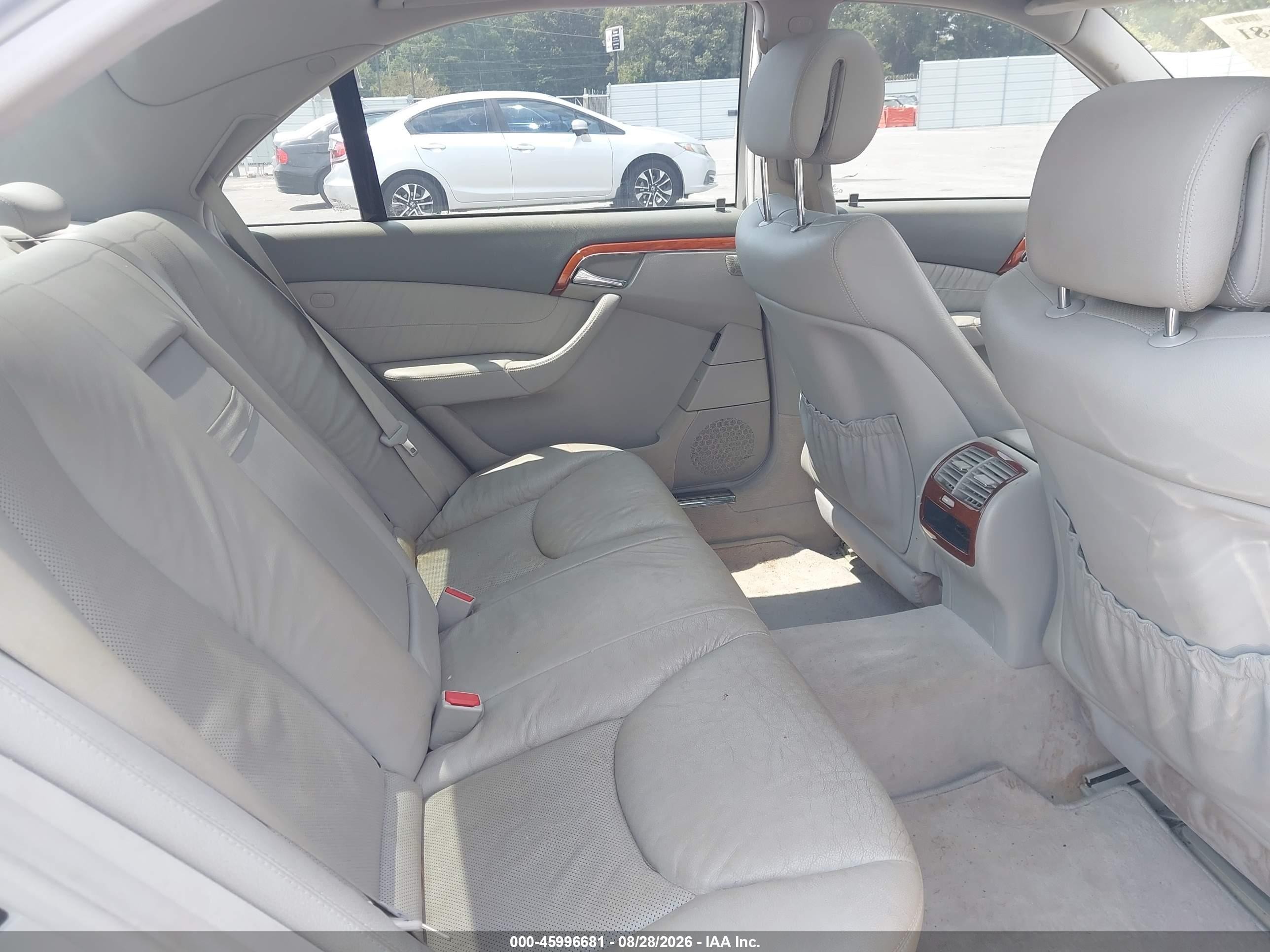 2003 Mercedes-benz S 430 Silver vin: WDBNG70J43A332393
