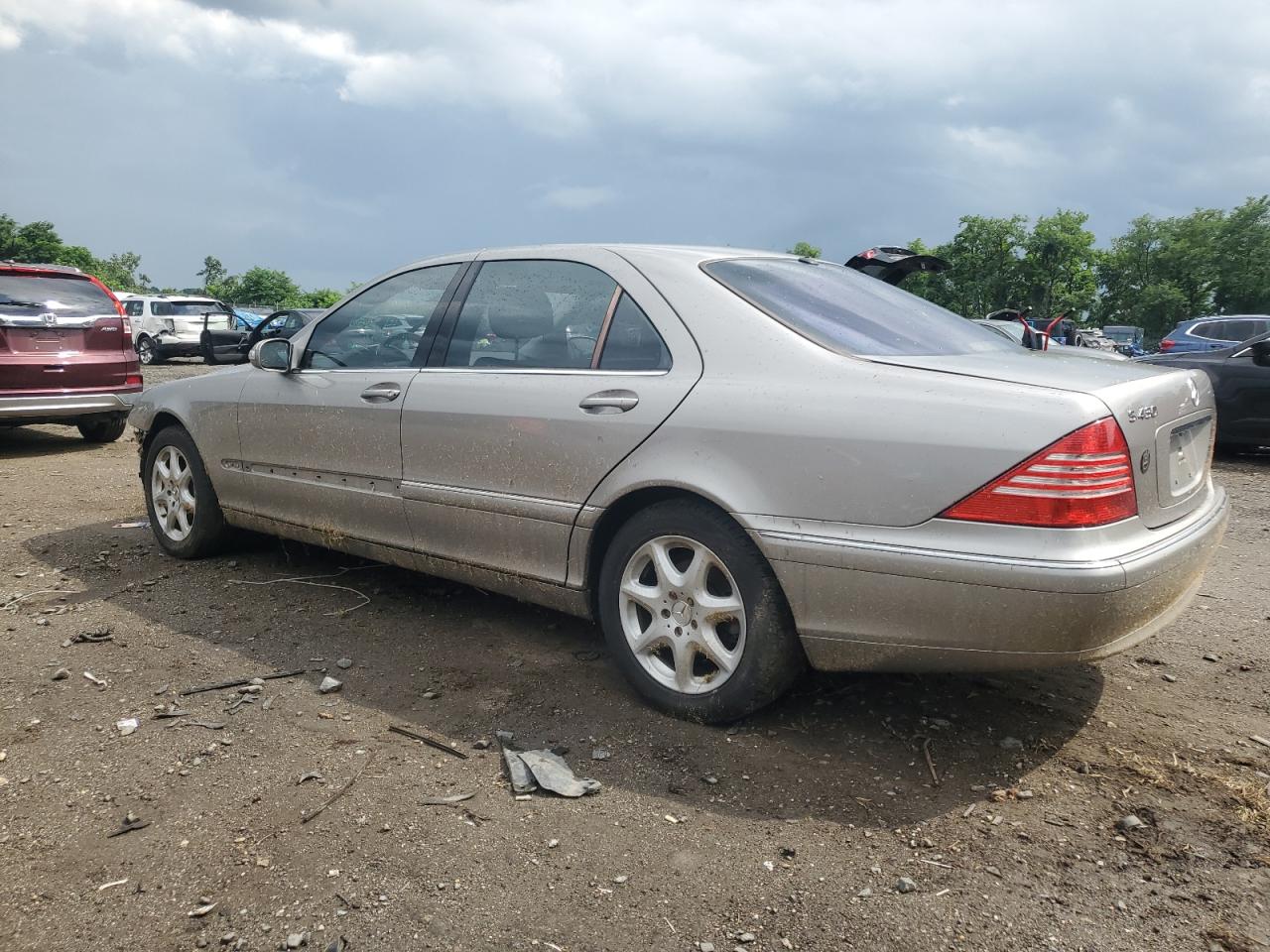 2004 Mercedes-benz S 430 Silver vin: WDBNG70J44A385838
