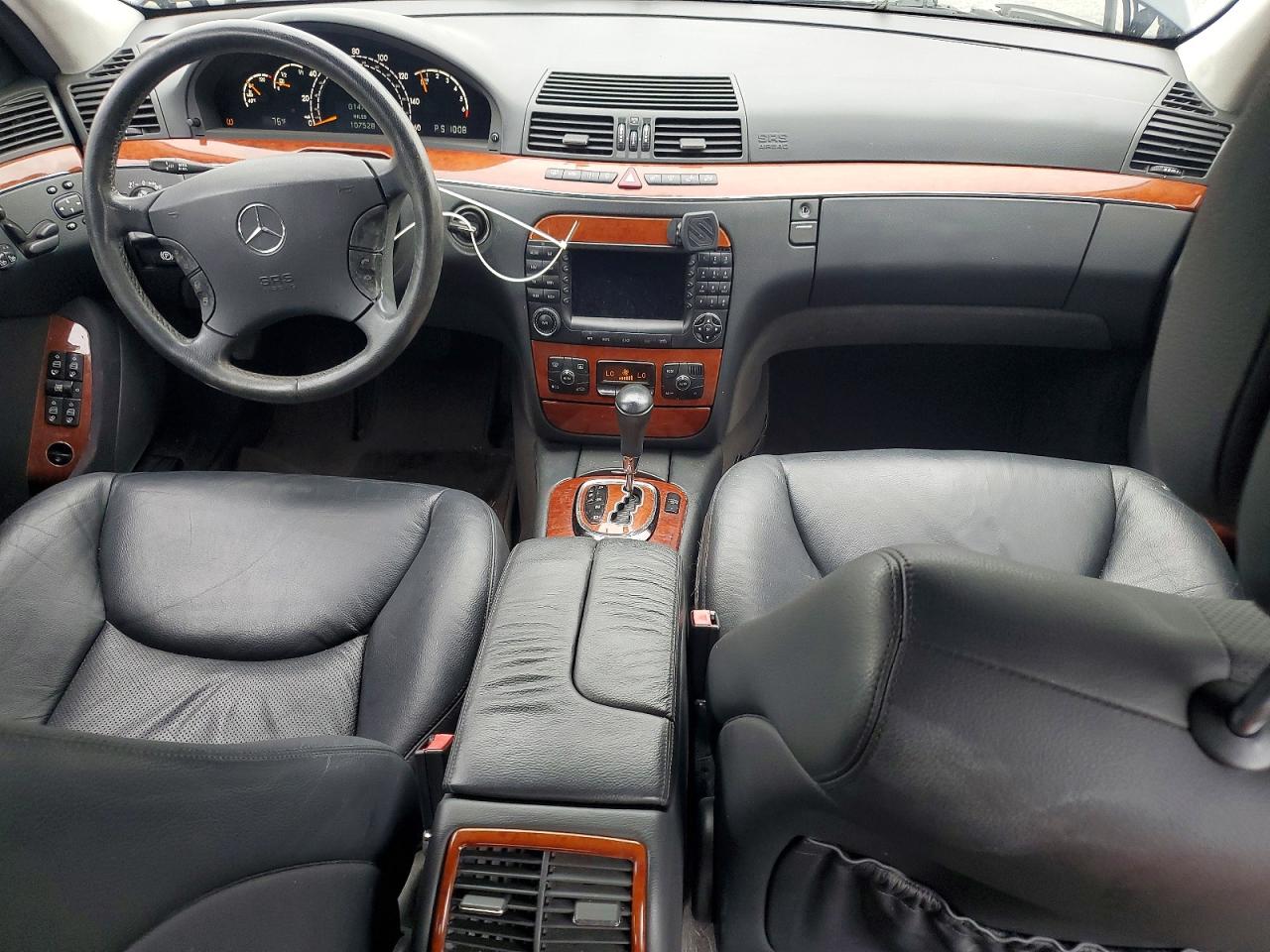 2004 Mercedes-benz S 430 Черный vin: WDBNG70J44A391266