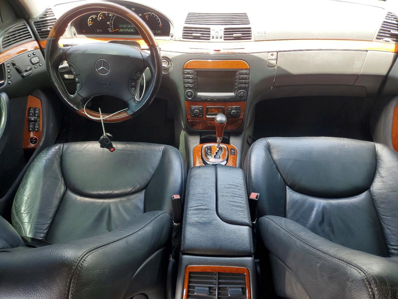 2004 Mercedes-benz S 430 Black vin: WDBNG70J44A408017