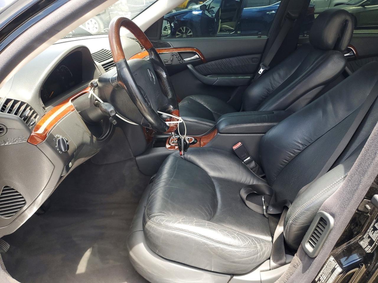 2004 Mercedes-benz S 430 Black vin: WDBNG70J44A408017