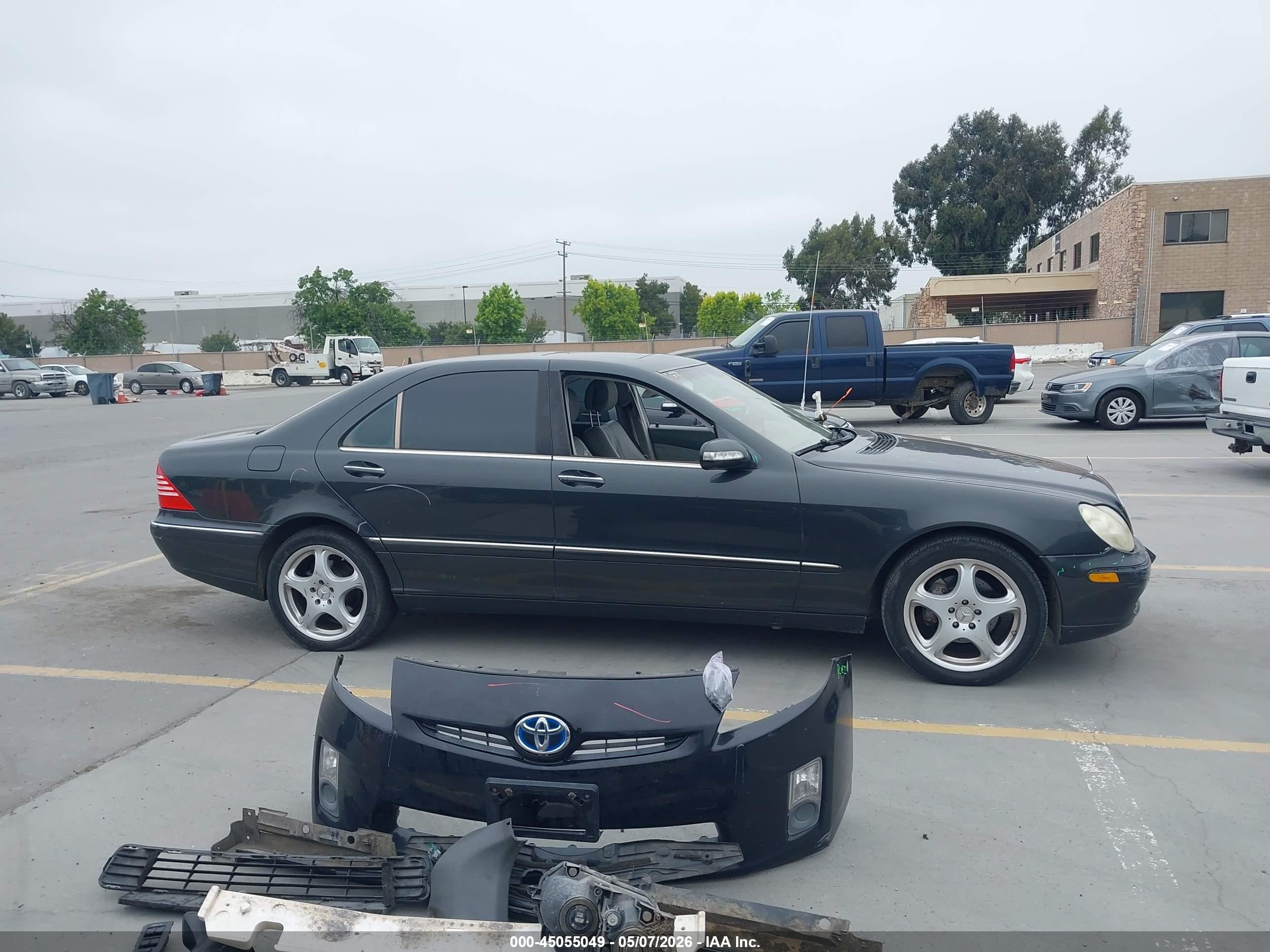 2004 Mercedes-benz S 430   Black vin: WDBNG70J44A408325
