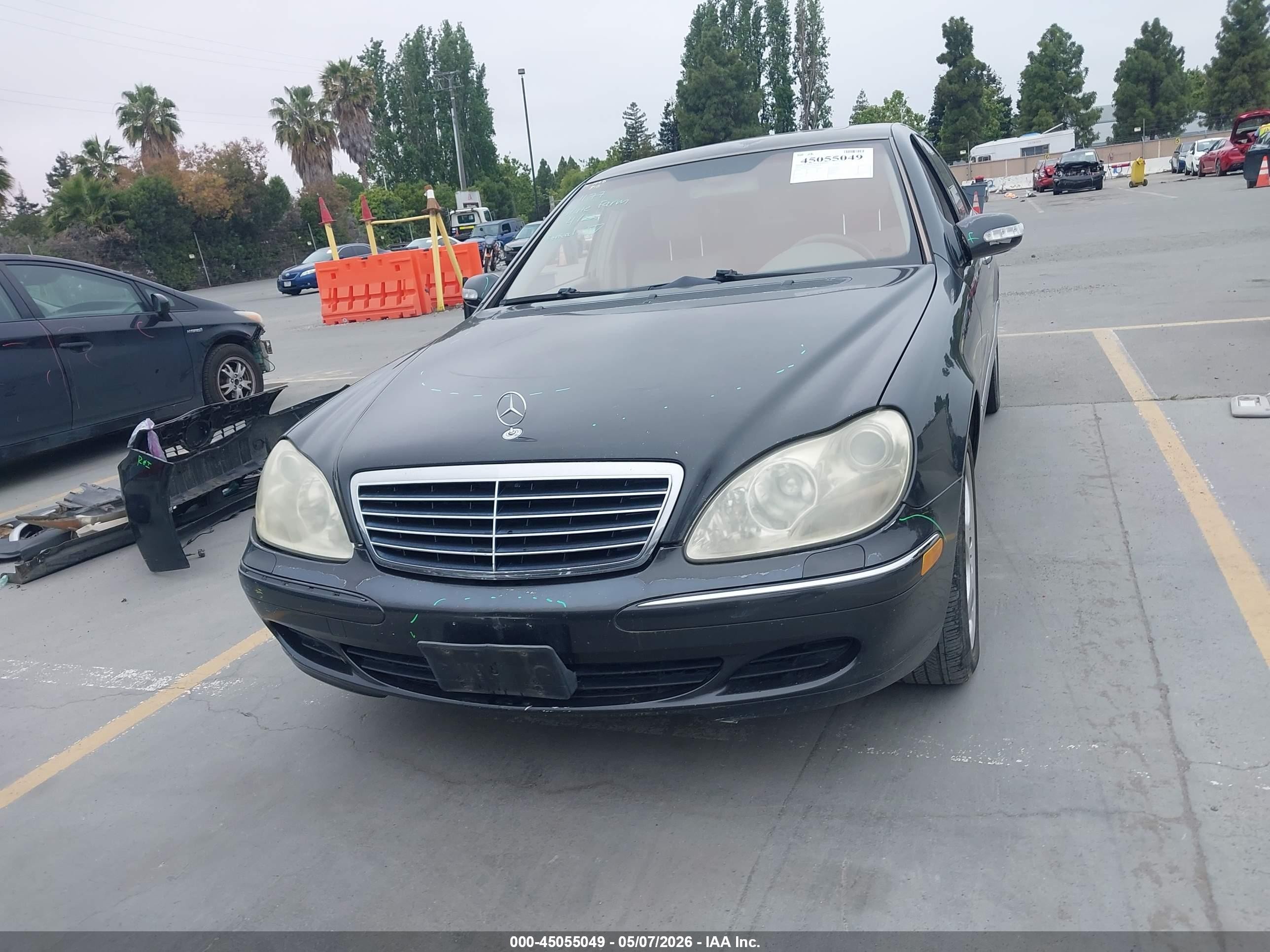 2004 Mercedes-benz S 430   Black vin: WDBNG70J44A408325