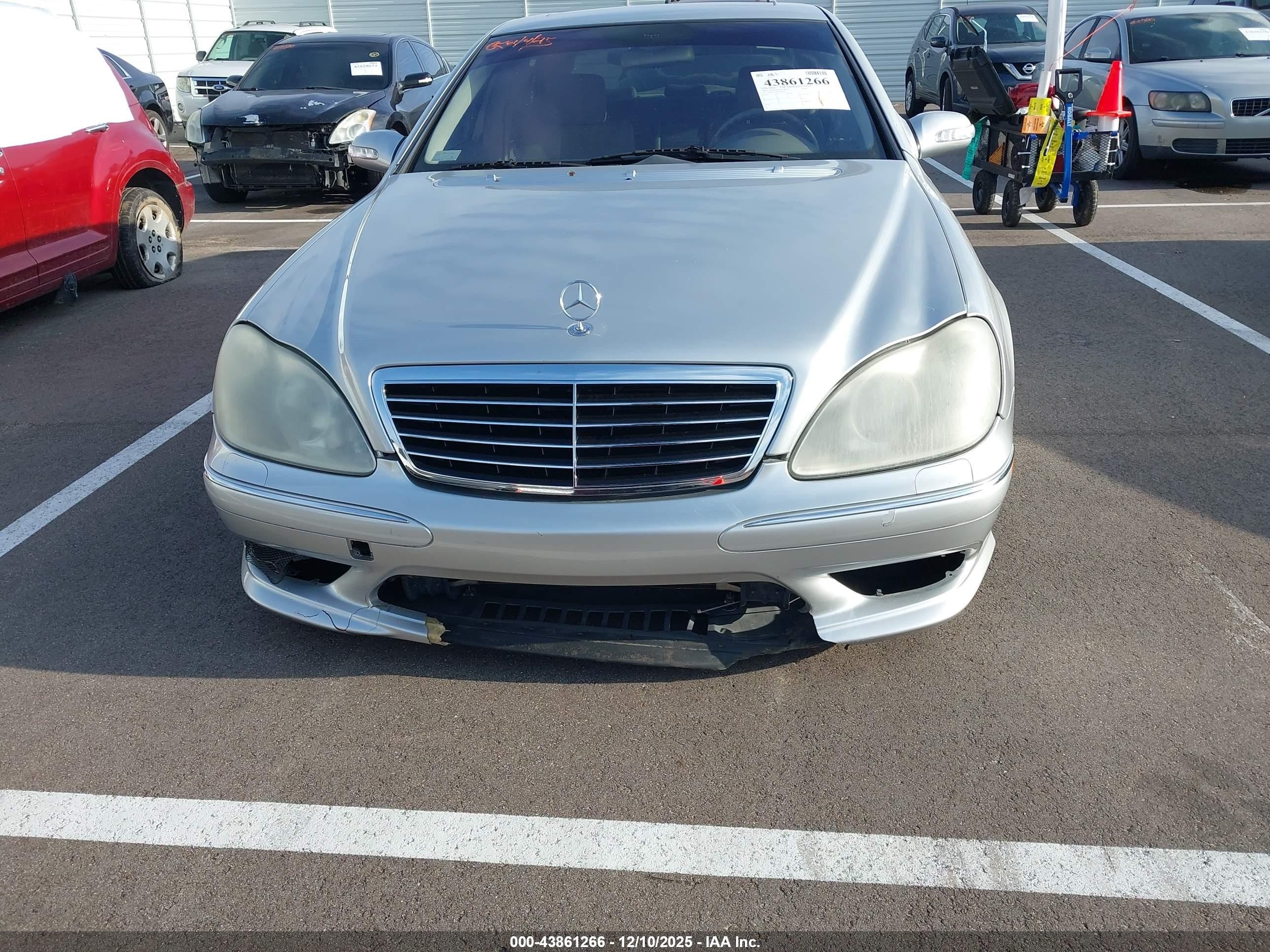 2006 Mercedes-benz S 430   Silver vin: WDBNG70J46A483285