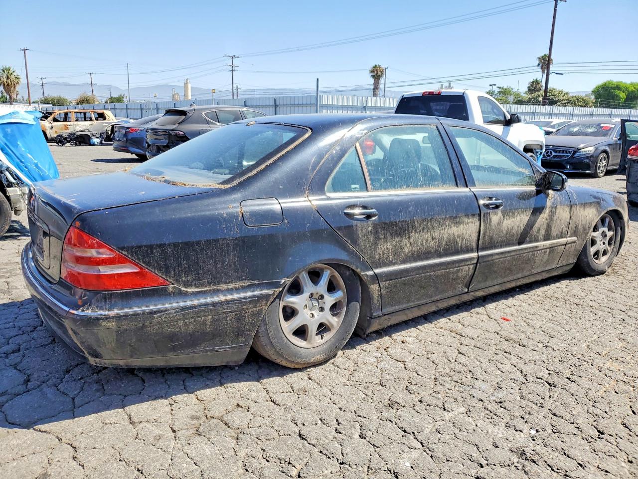 2000 Mercedes-benz S 430 Black vin: WDBNG70J4YA091071