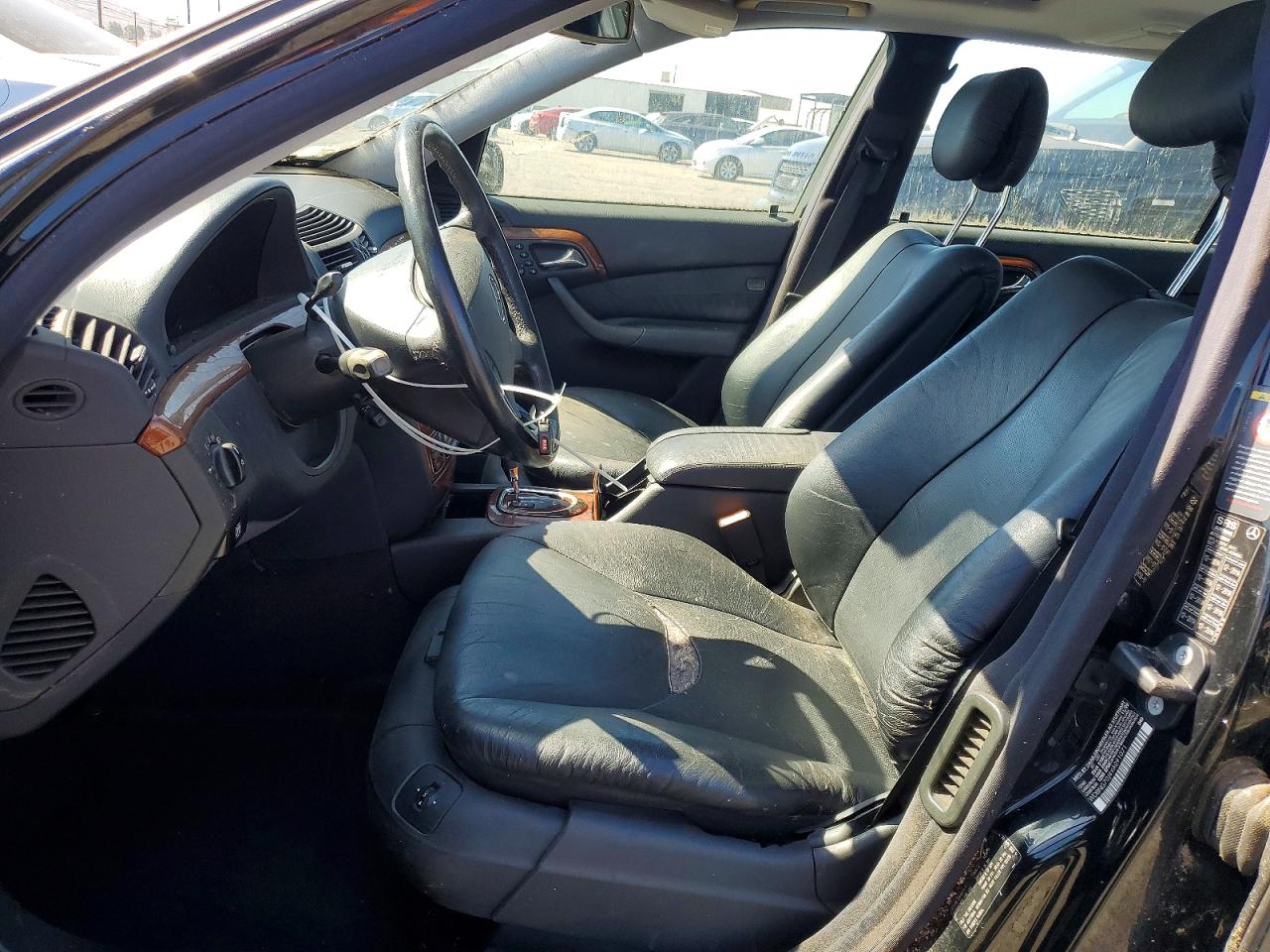 2000 Mercedes-benz S 430 Black vin: WDBNG70J4YA091071