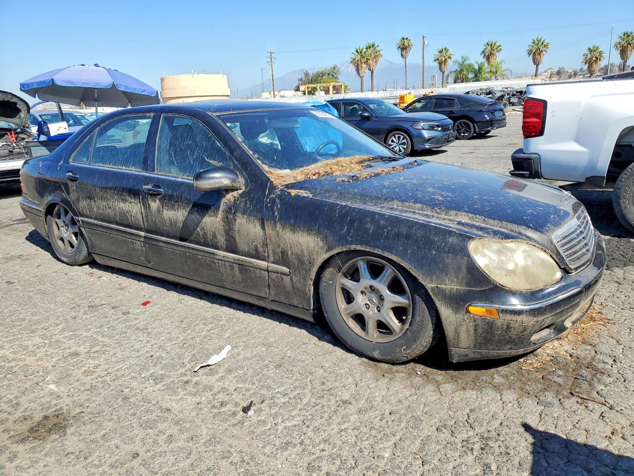 2000 Mercedes-benz S 430 Black vin: WDBNG70J4YA091071