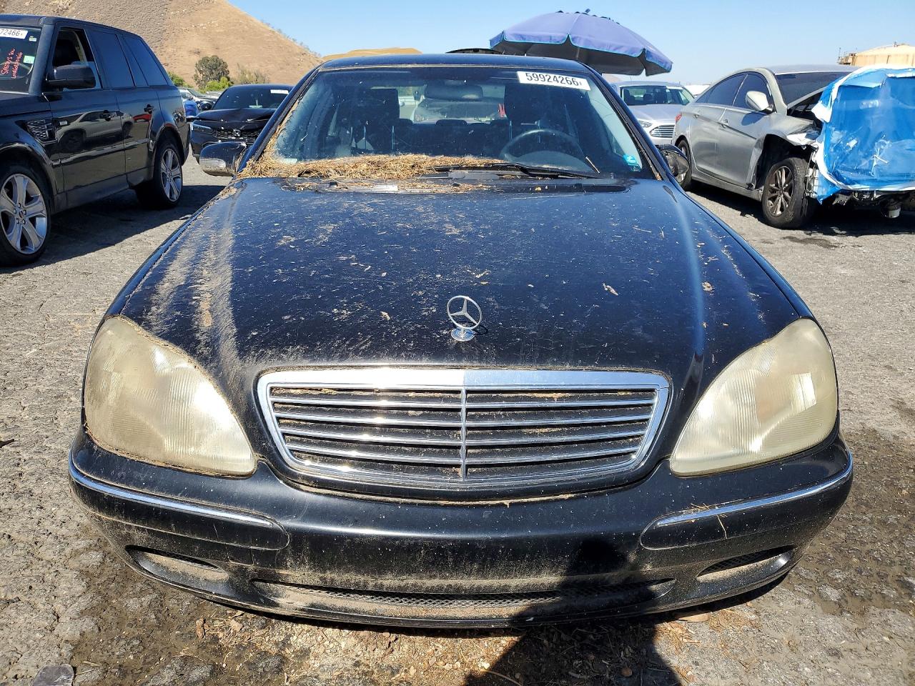 2000 Mercedes-benz S 430 Black vin: WDBNG70J4YA091071