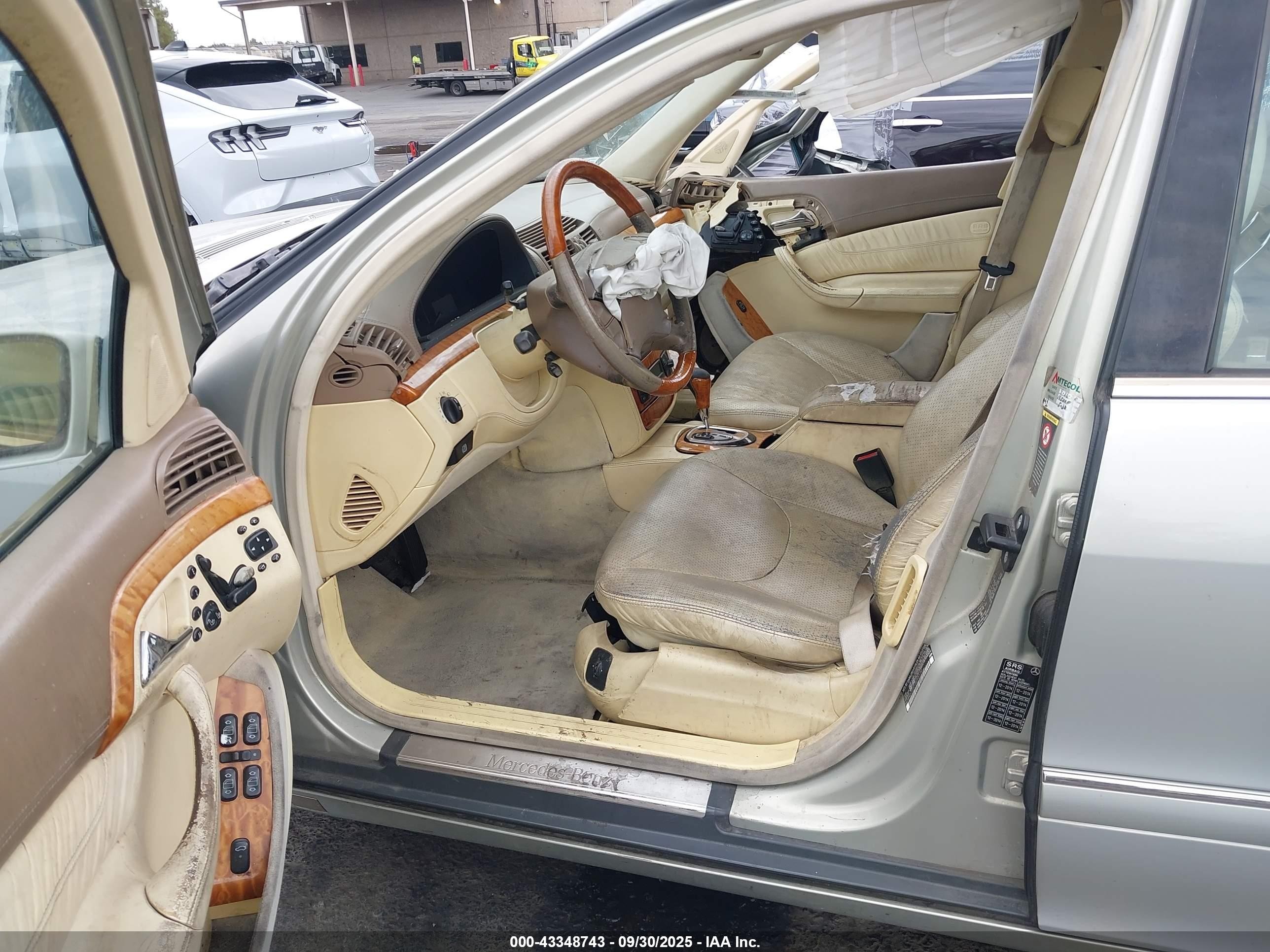 2000 Mercedes-benz S 430   Gray vin: WDBNG70J4YA095170