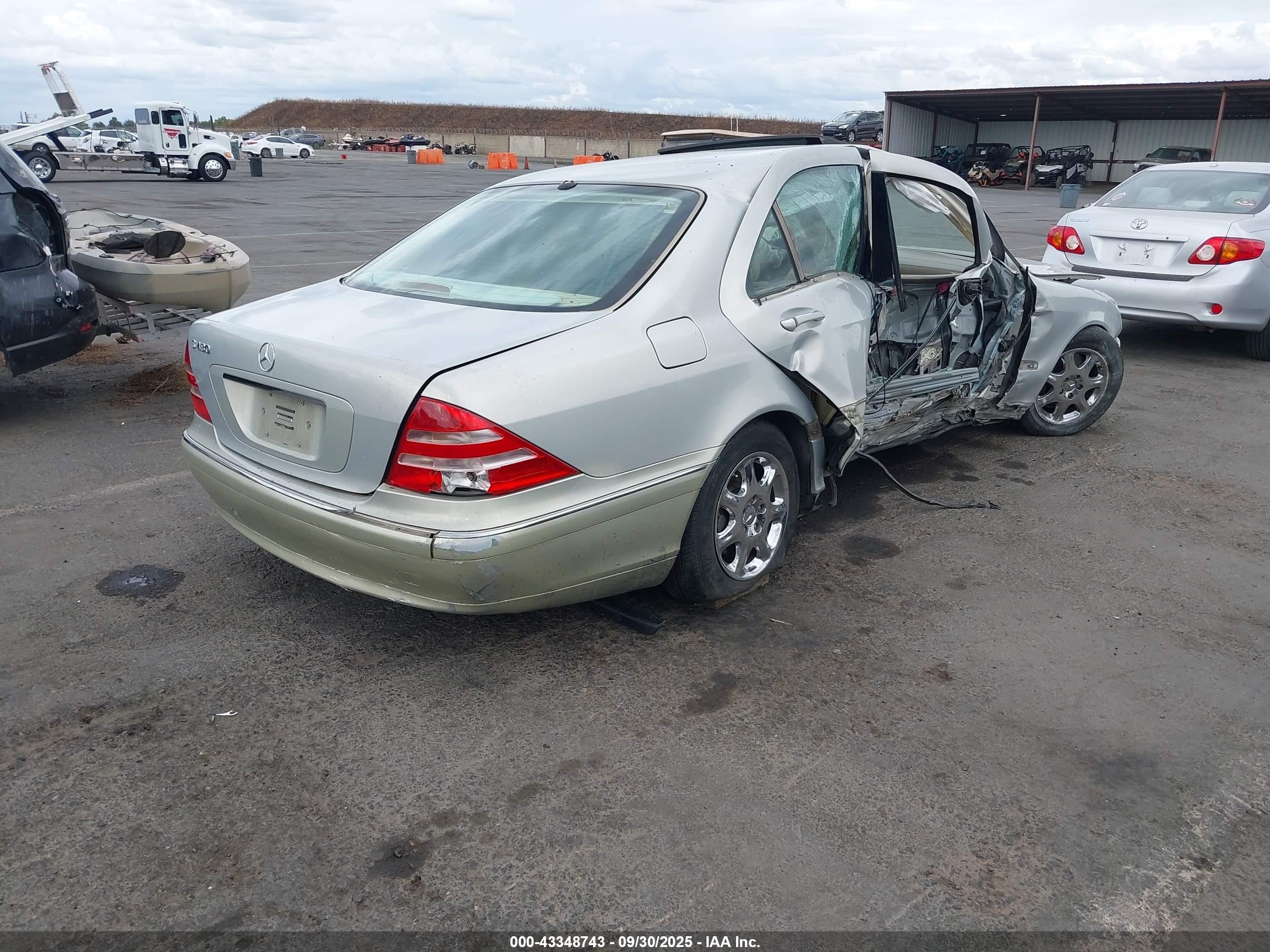 2000 Mercedes-benz S 430   Gray vin: WDBNG70J4YA095170