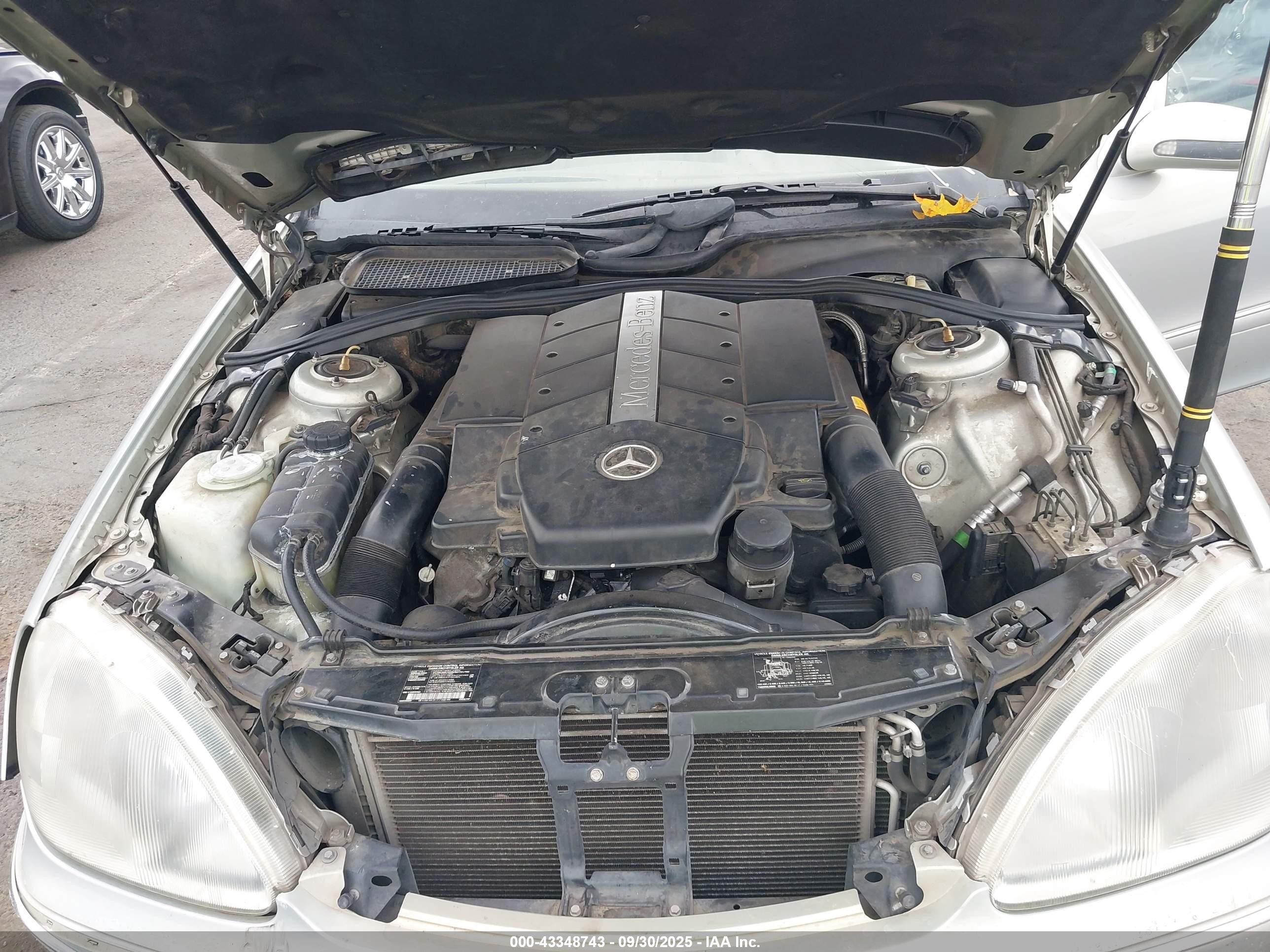 2000 Mercedes-benz S 430   Gray vin: WDBNG70J4YA095170