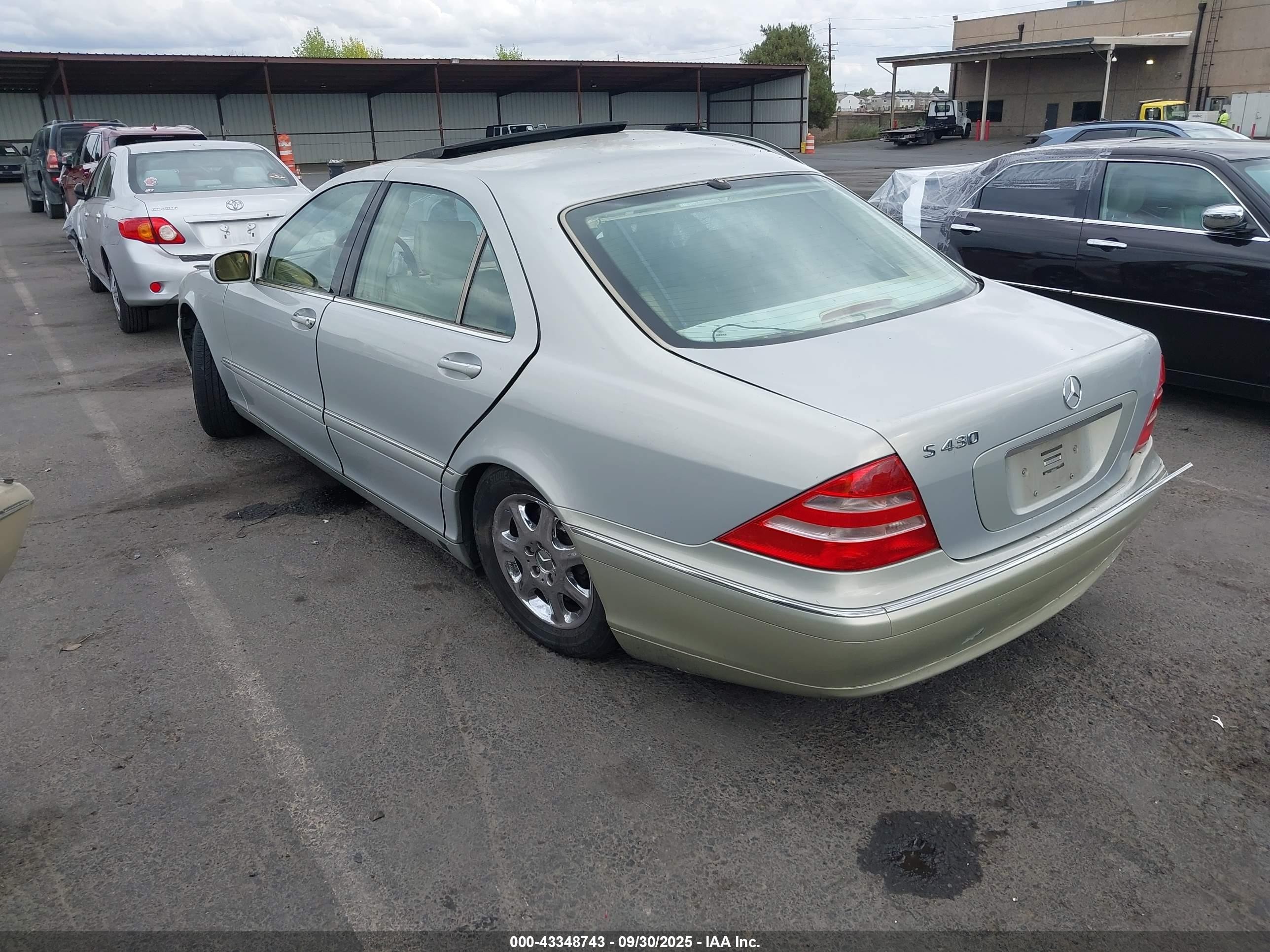 2000 Mercedes-benz S 430   Gray vin: WDBNG70J4YA095170