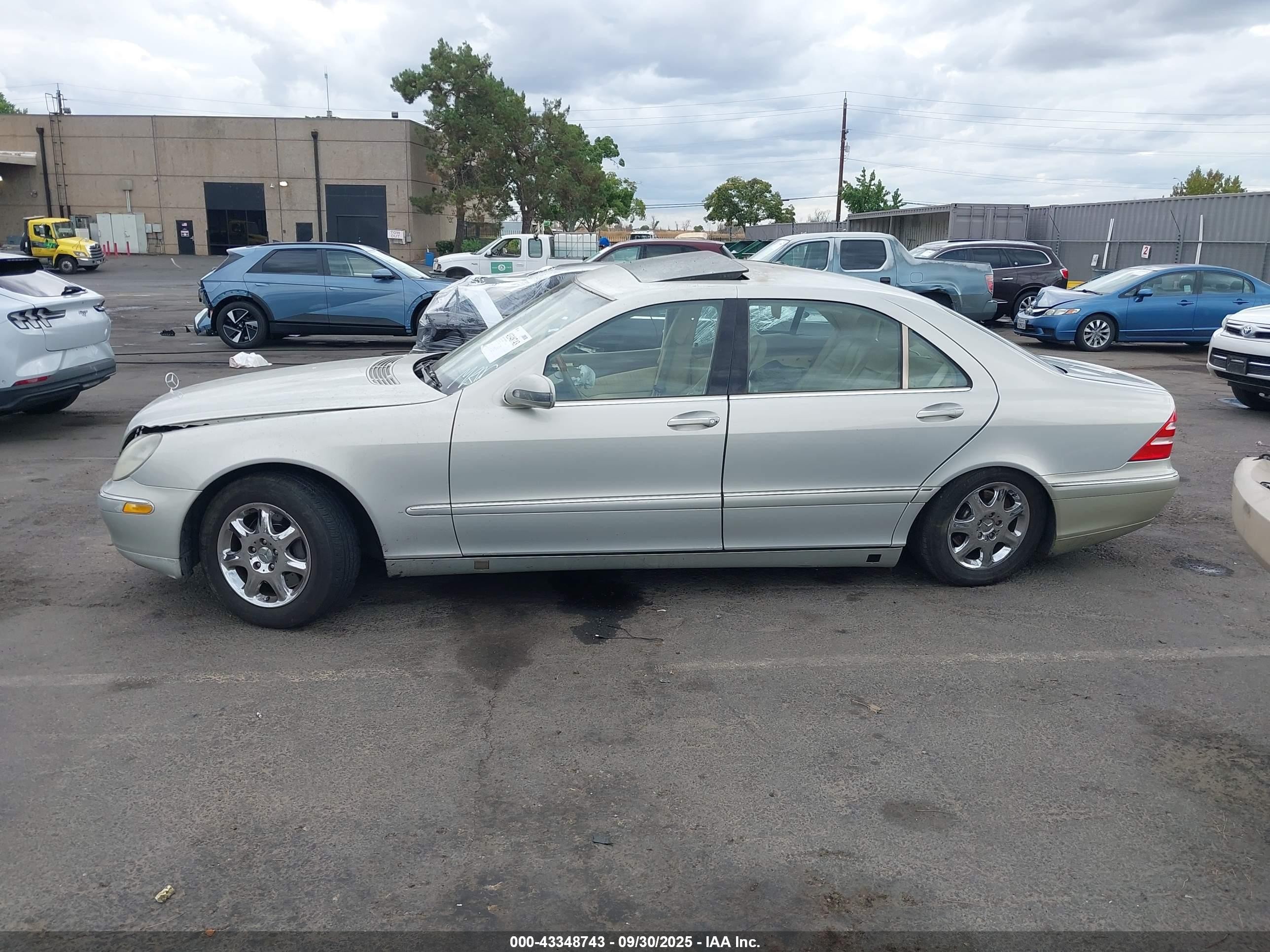 2000 Mercedes-benz S 430   Gray vin: WDBNG70J4YA095170