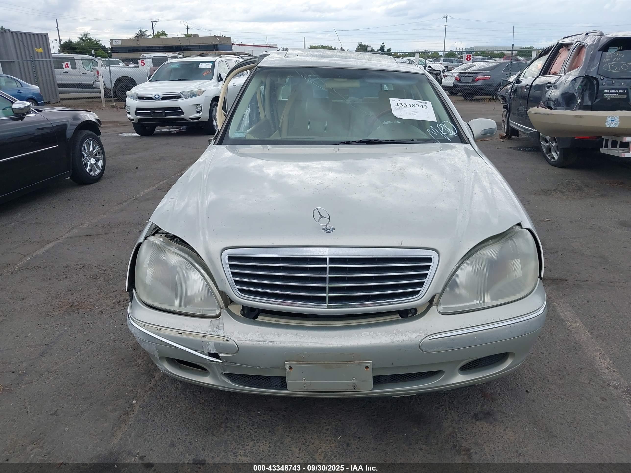 2000 Mercedes-benz S 430   Gray vin: WDBNG70J4YA095170