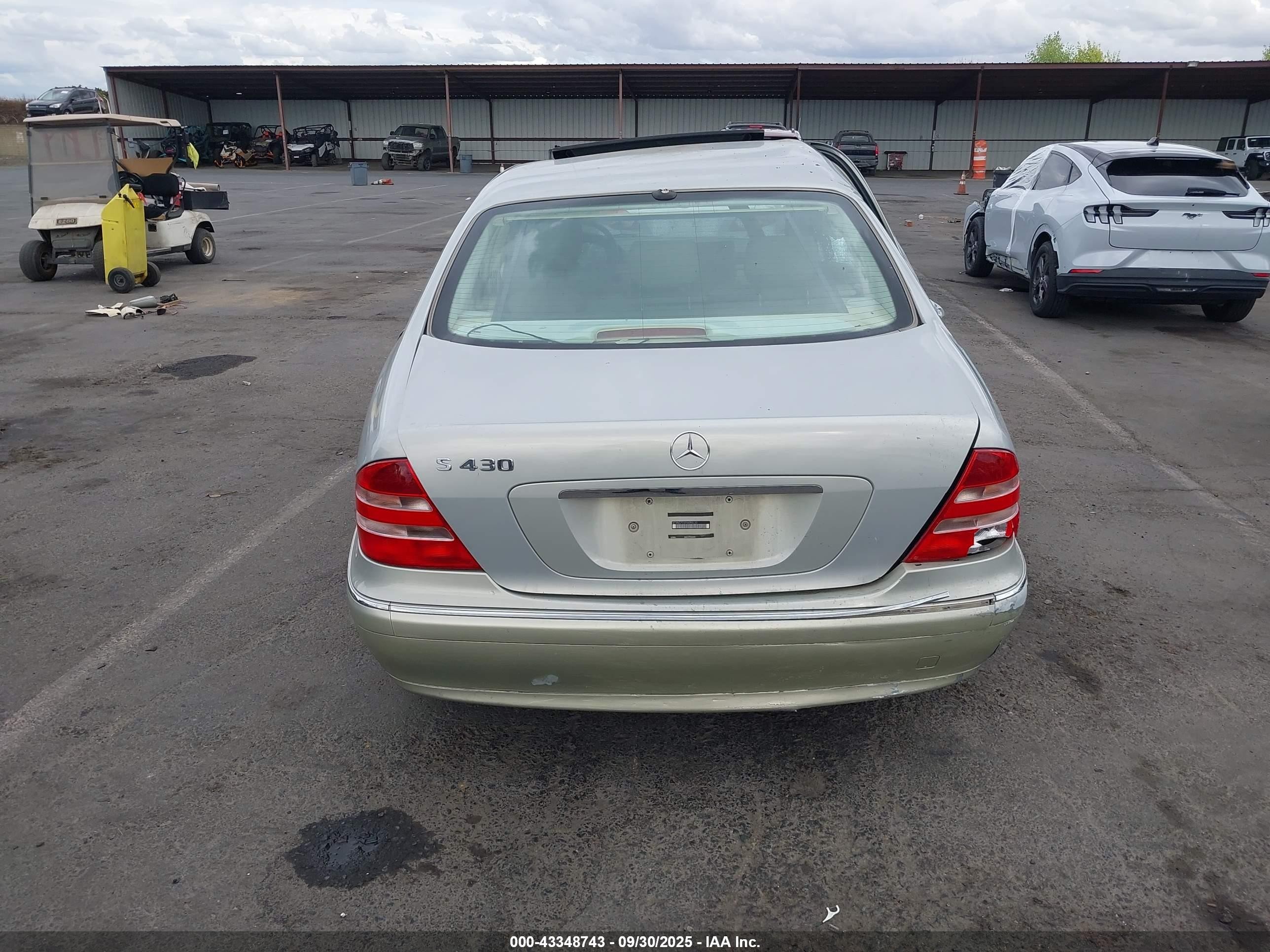 2000 Mercedes-benz S 430   Gray vin: WDBNG70J4YA095170