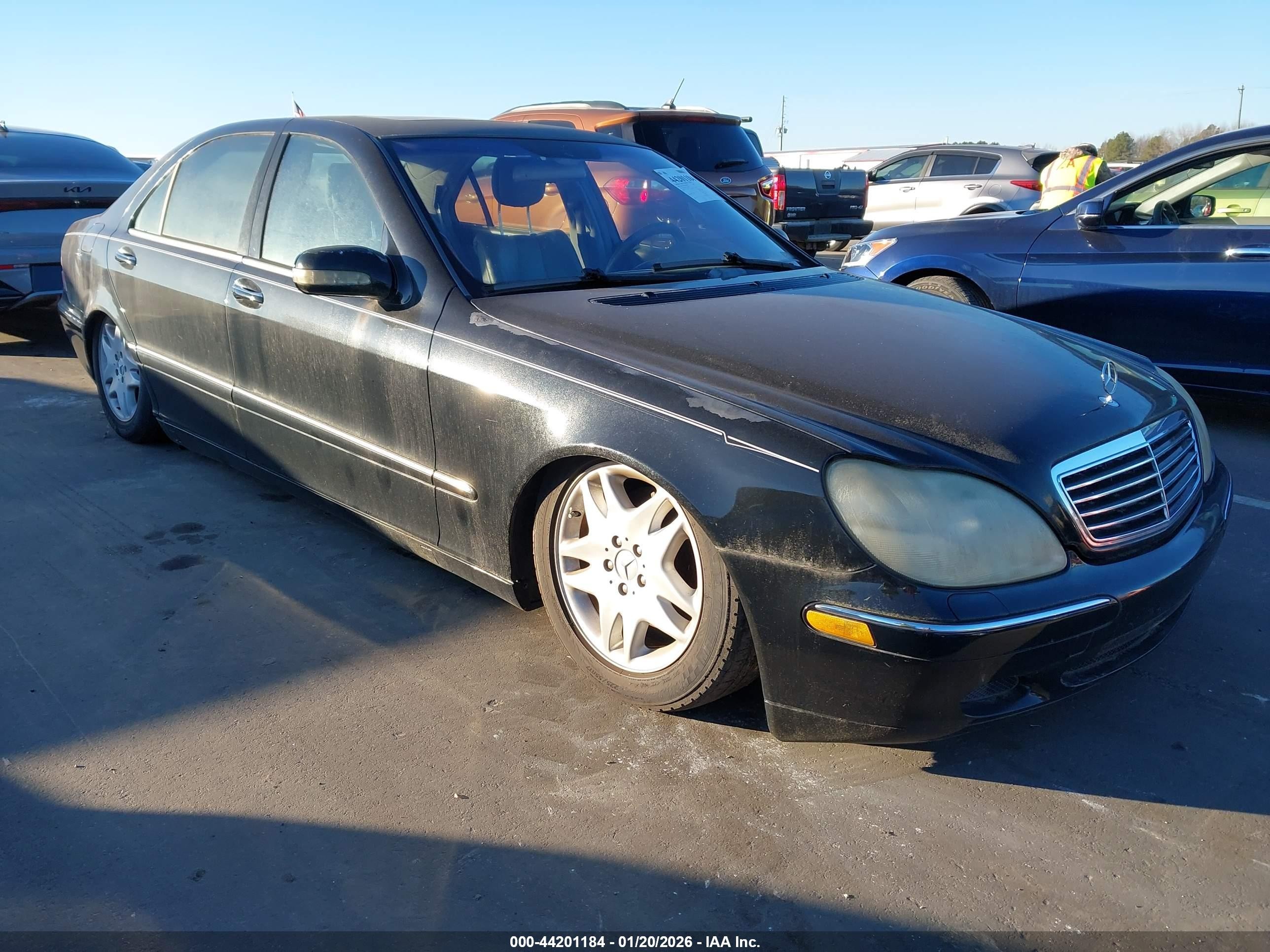 2000 Mercedes-benz S 430   Черный vin: WDBNG70J4YA129432