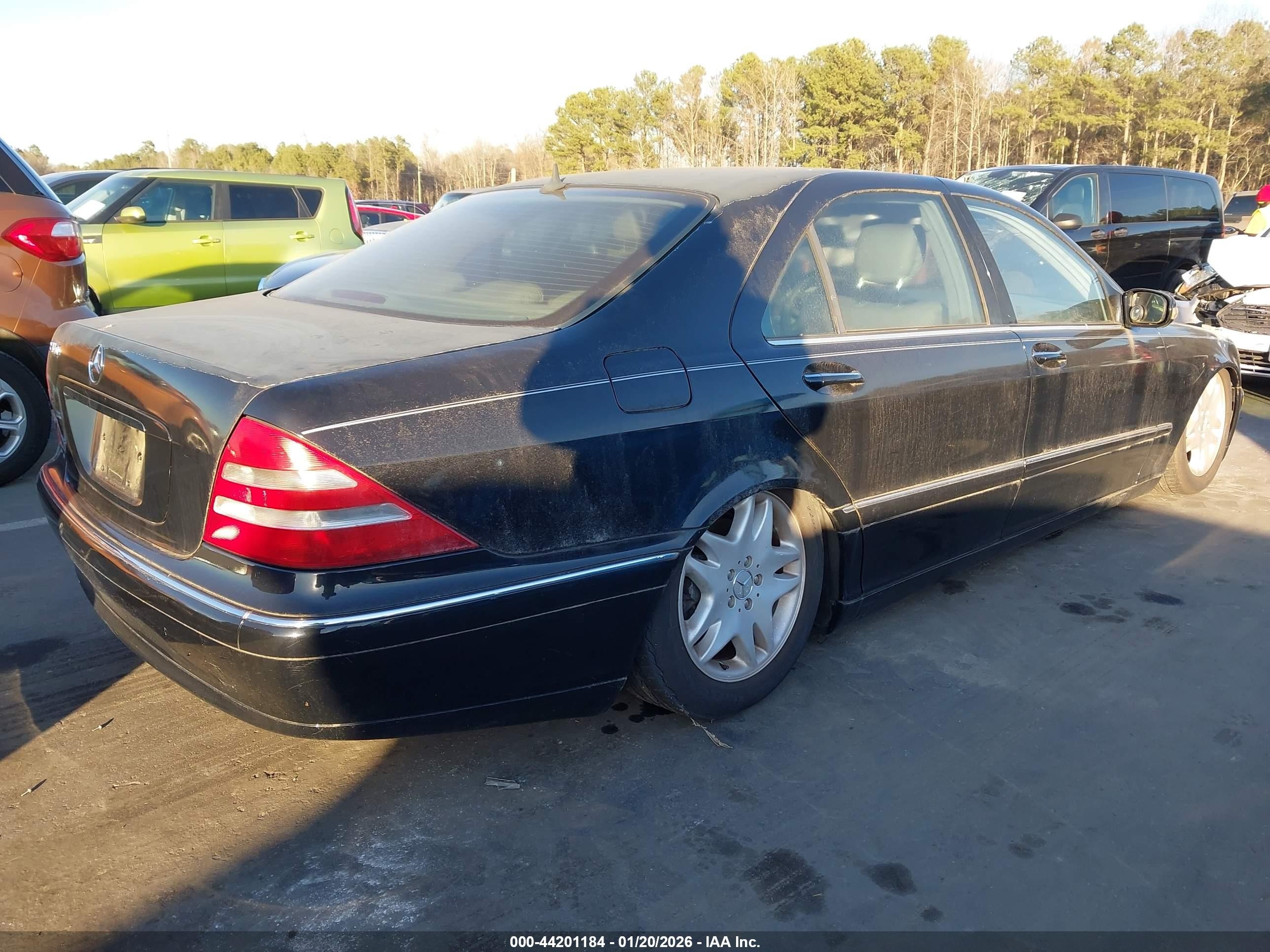 2000 Mercedes-benz S 430   Черный vin: WDBNG70J4YA129432