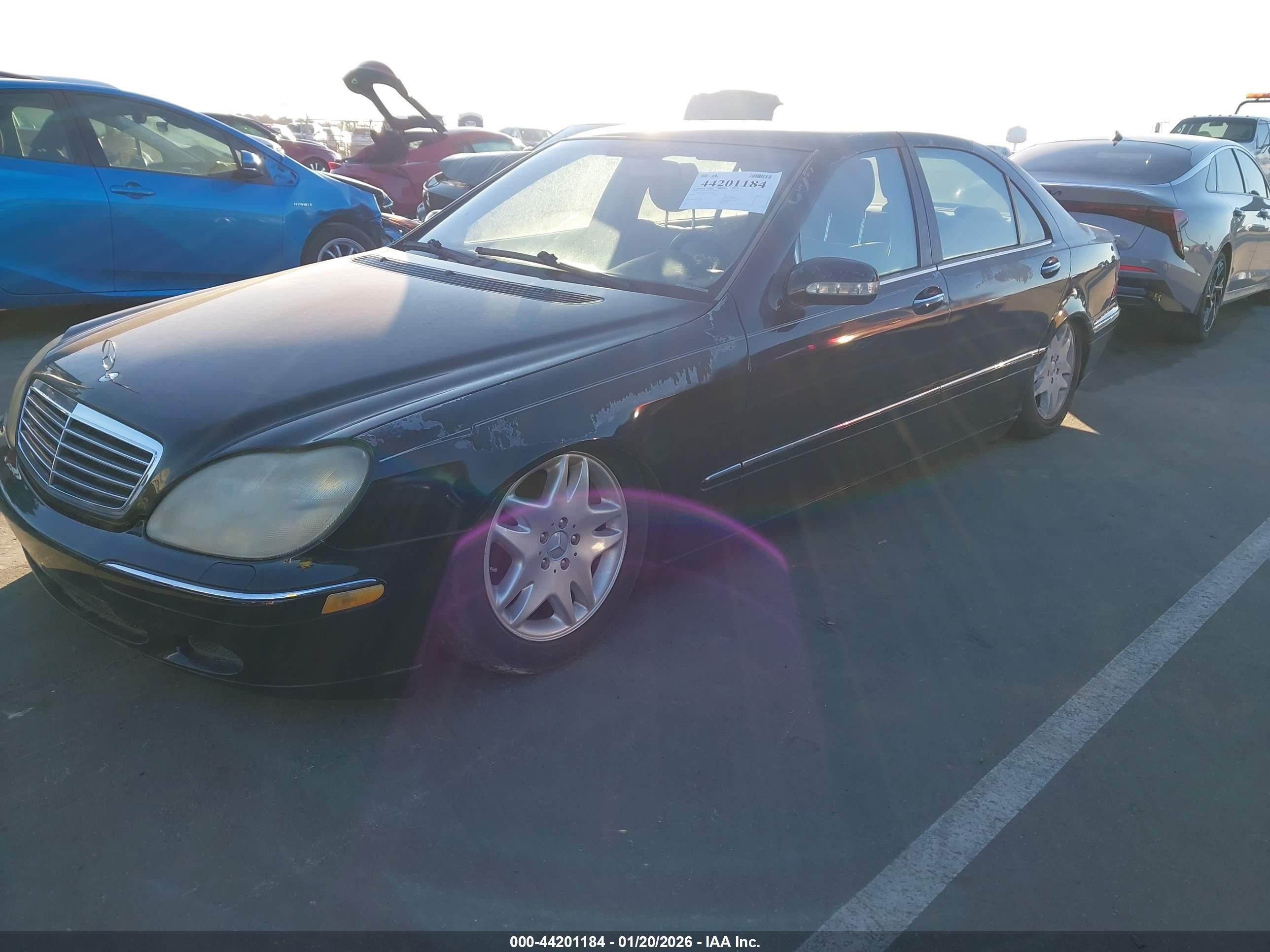 2000 Mercedes-benz S 430   Черный vin: WDBNG70J4YA129432